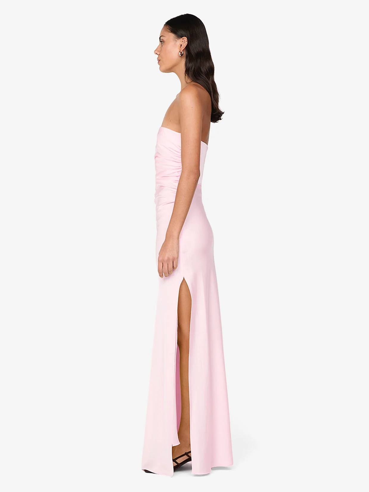 ETERNITY STRAPLESS MAXI DRESS - POWDER PINK - Image 4
