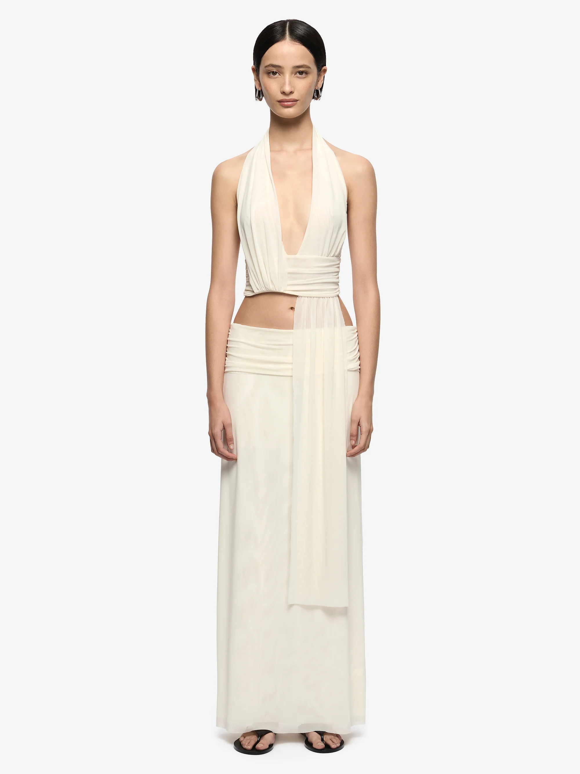EVA DRAPE TOP - SNOW - Image 3
