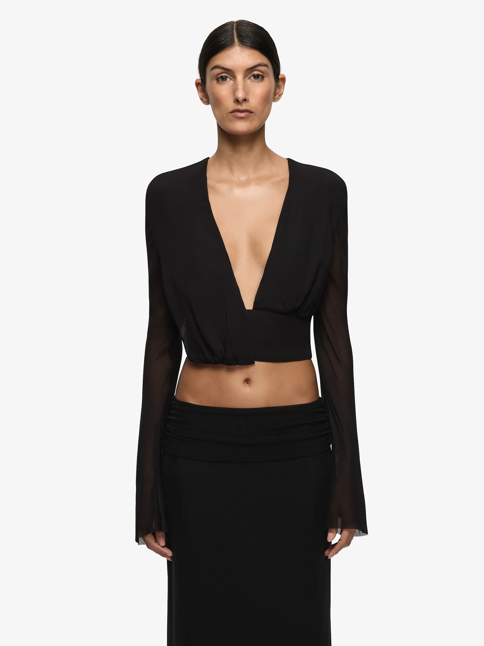 EVA MAXI SKIRT - BLACK - Image 3