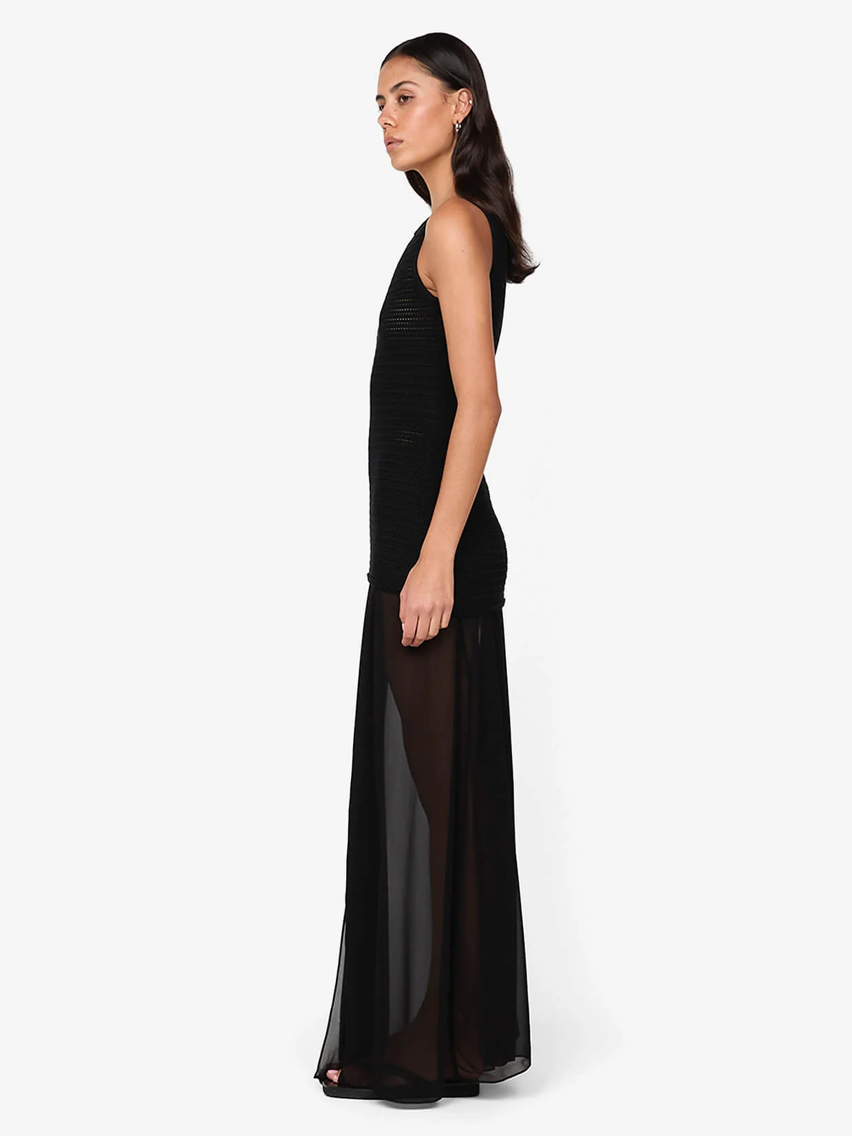 FILIPPA MAXI SKIRT - BLACK - Image 3