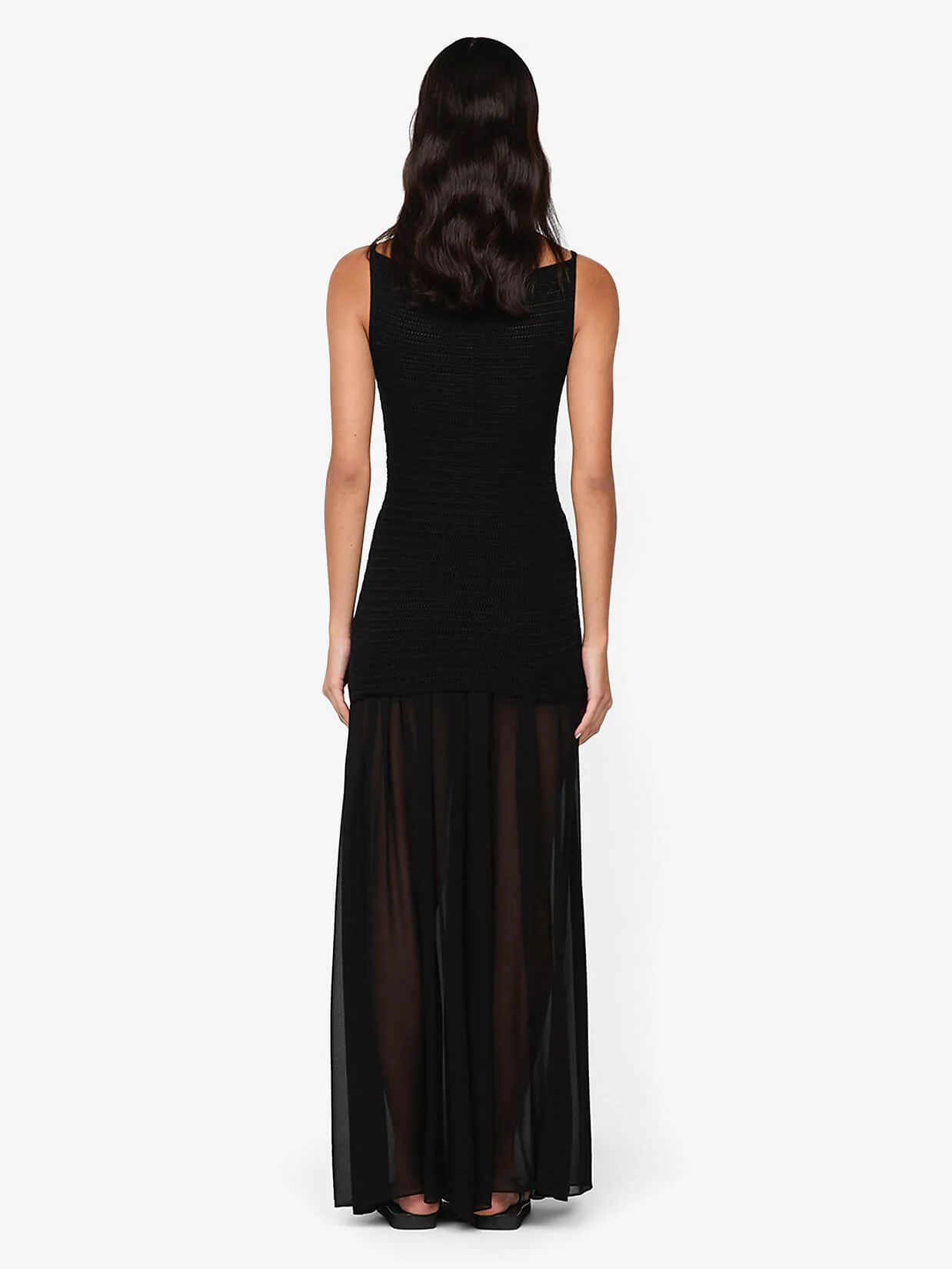 FILIPPA MAXI SKIRT - BLACK - Image 4