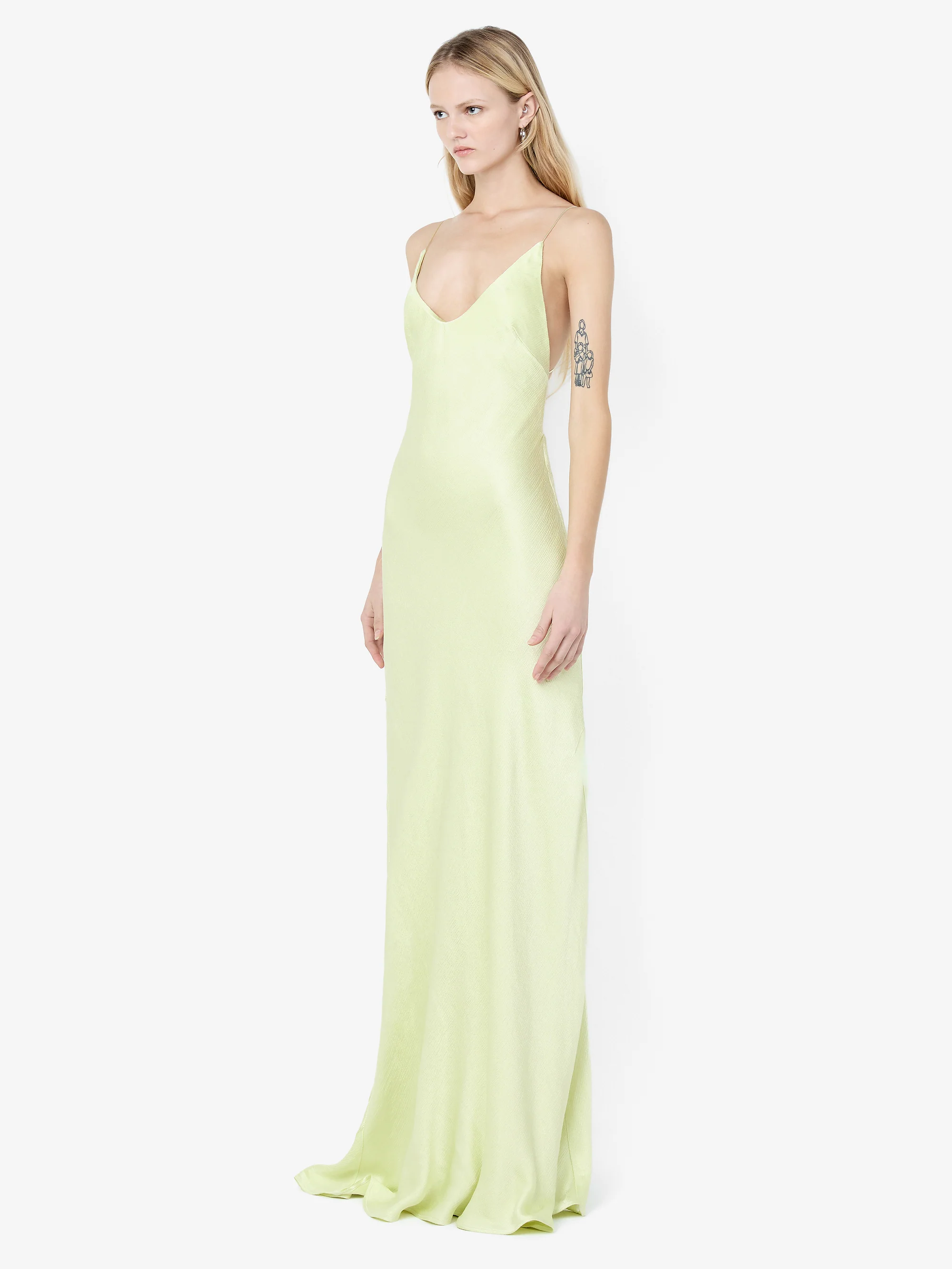 FLORENCE SCOOP MAXI DRESS - WASABI - Image 2