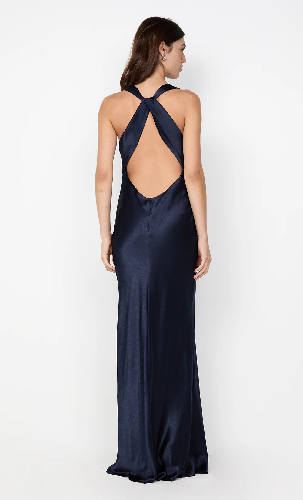GIA HALTER MAXI DRESS - INK - Image 2