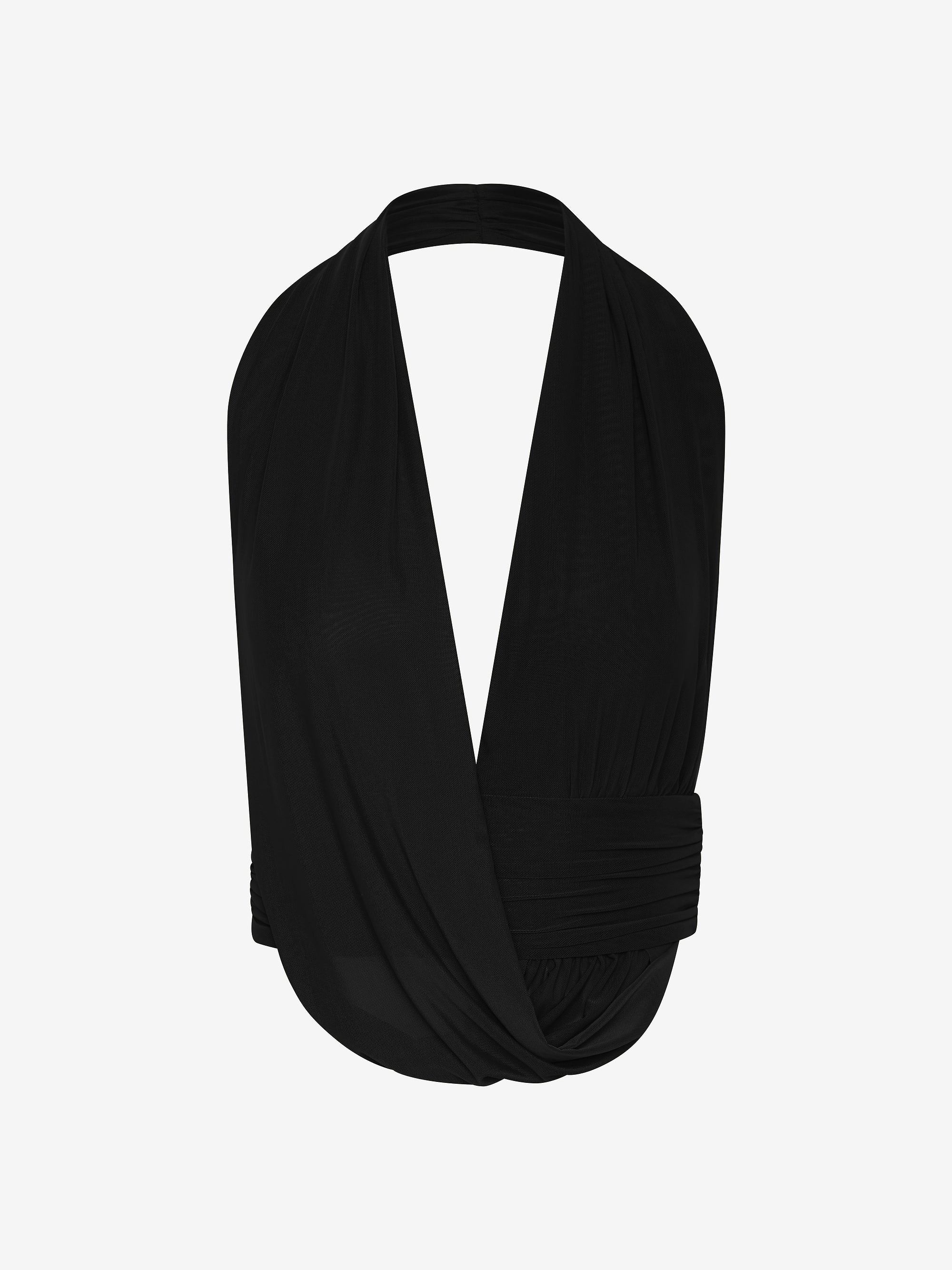 IRIS HALTER TOP  - BLACK - Image 5