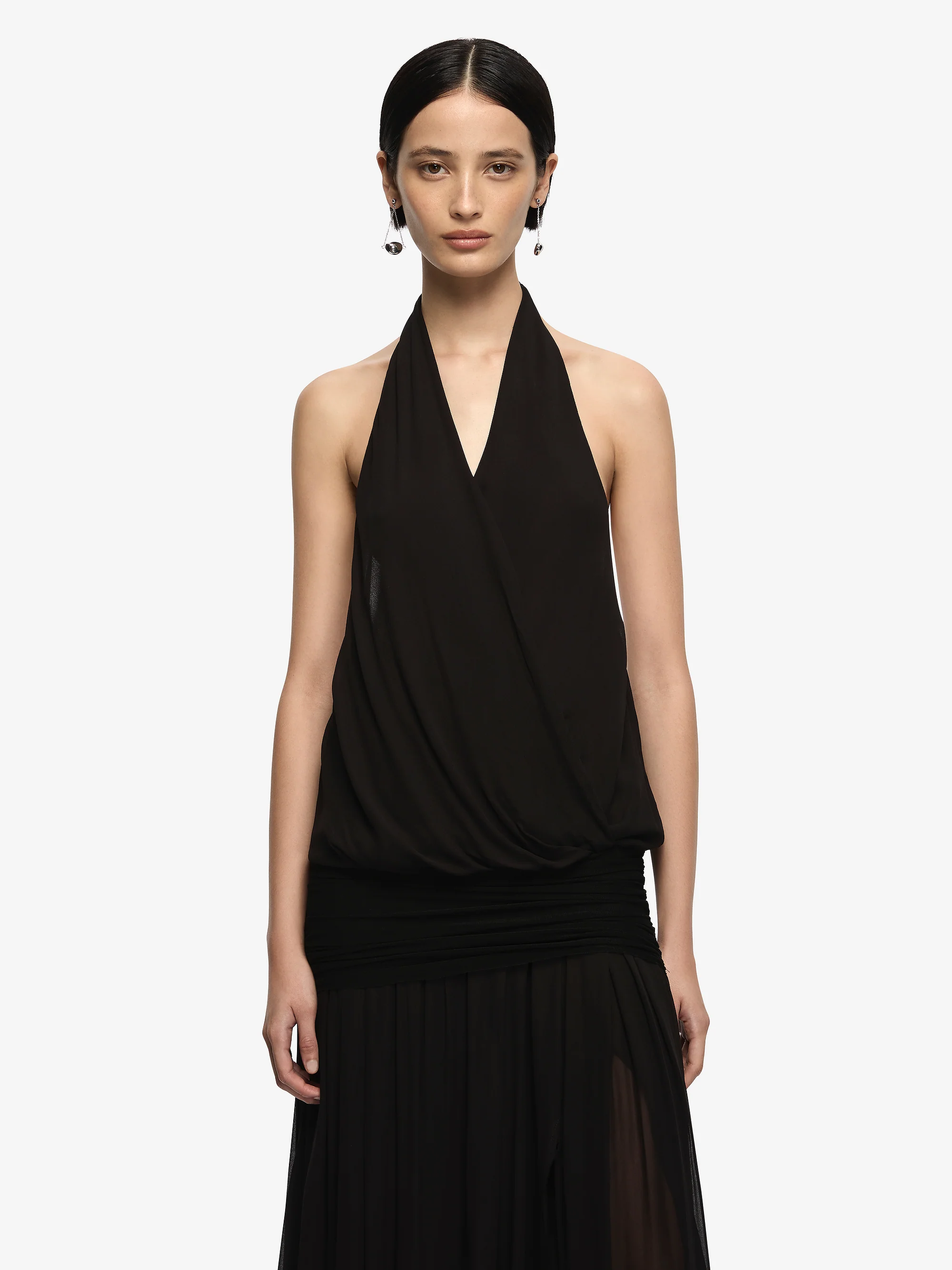 JASMIN V MAXI DRESS - BLACK - Image 2