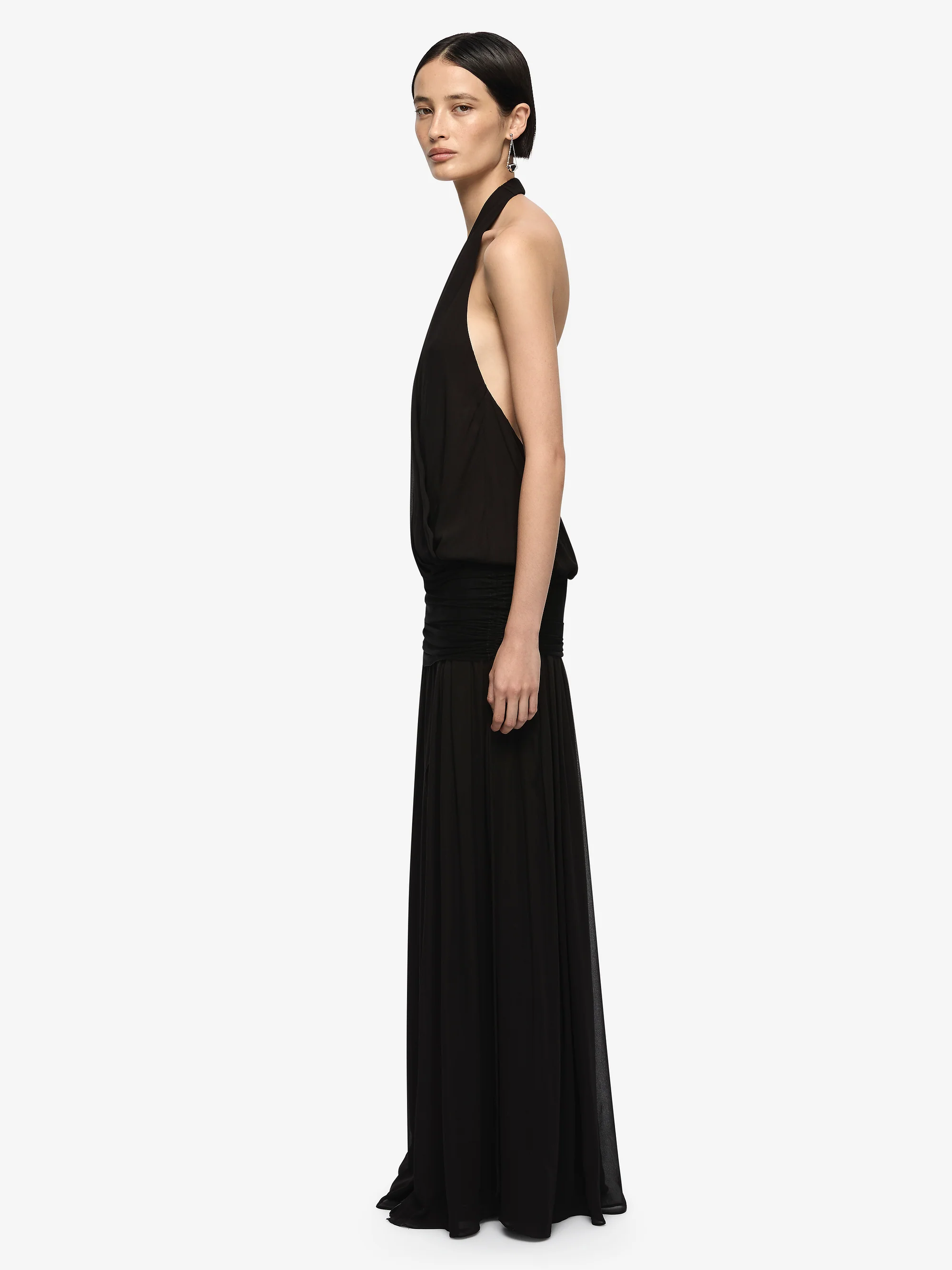 JASMIN V MAXI DRESS - BLACK - Image 6