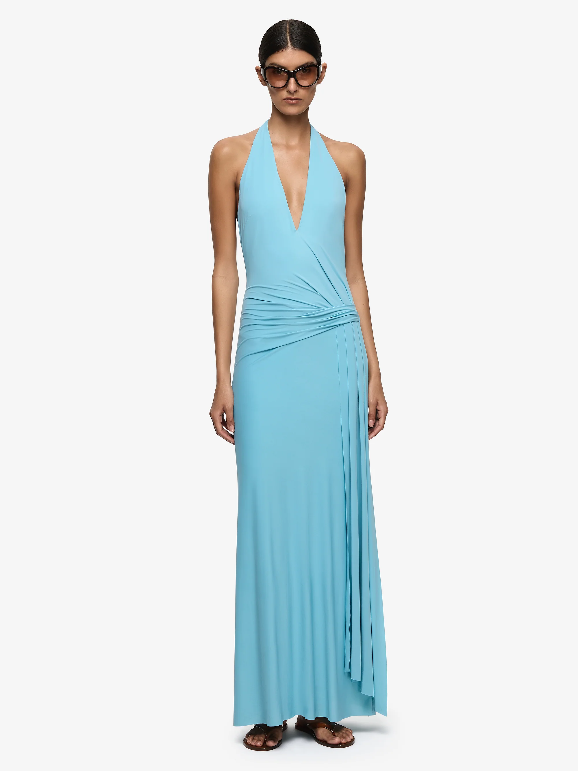 REMI HALTER DRESS - MARINE BLUE - Image 5