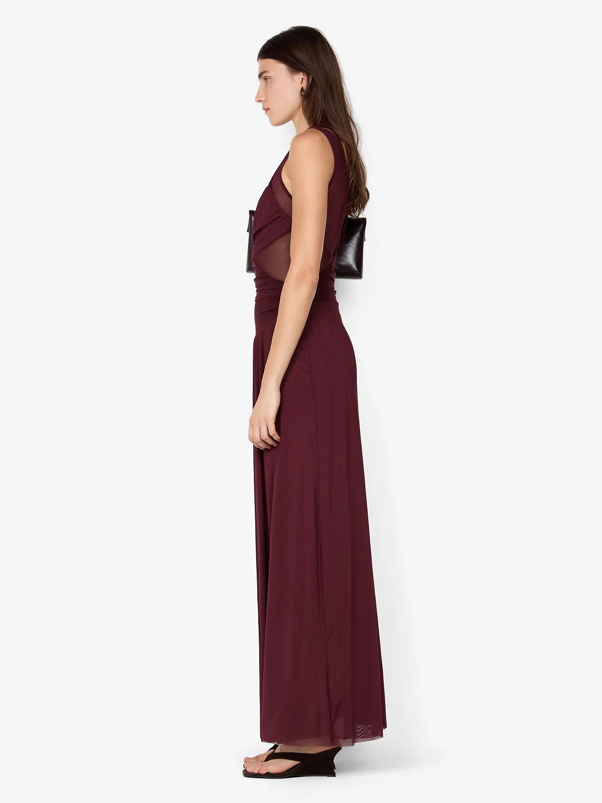 JIMENA MAXI DRESS - PLUM - Image 4