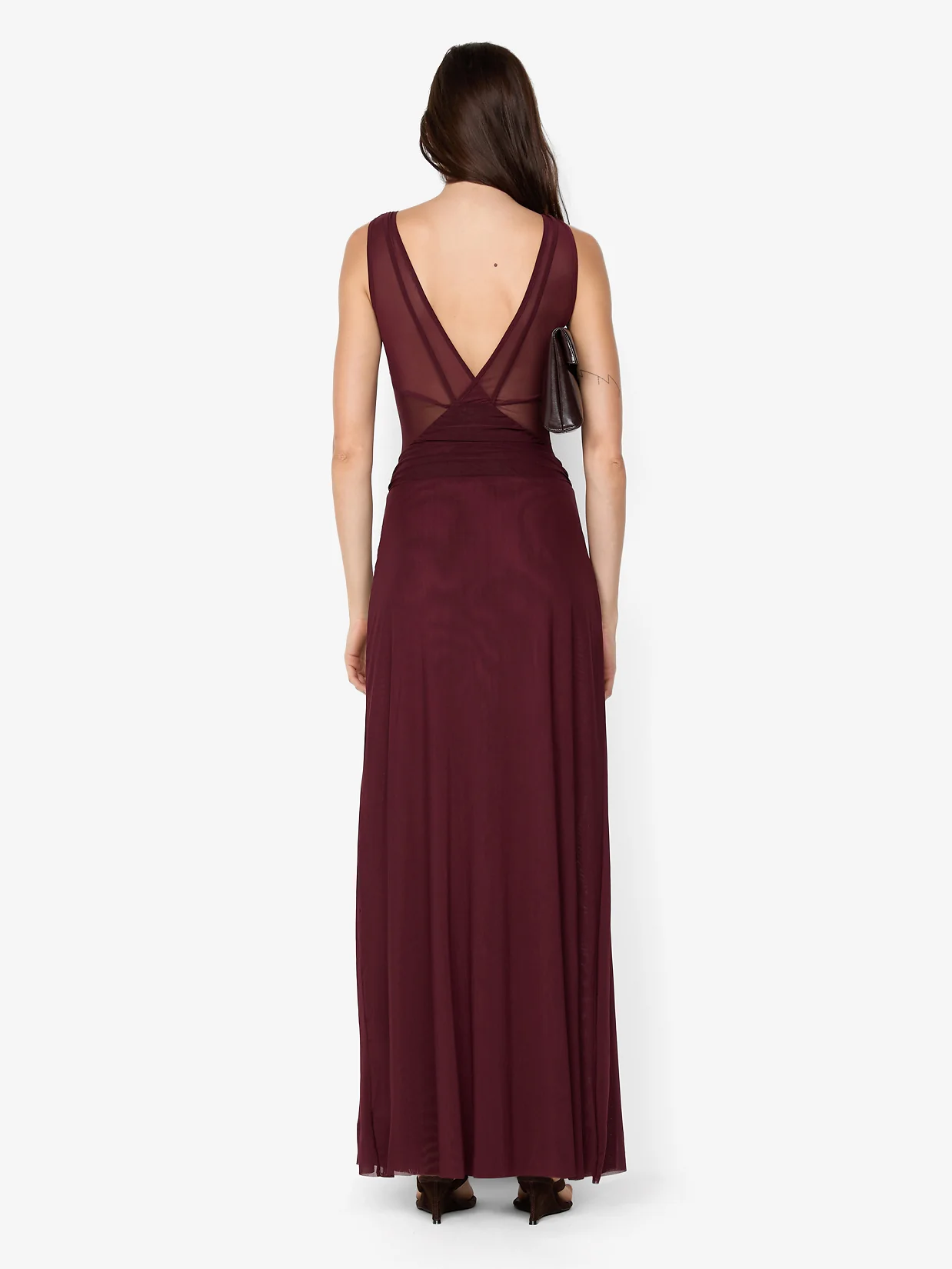 JIMENA MAXI DRESS - PLUM - Image 5