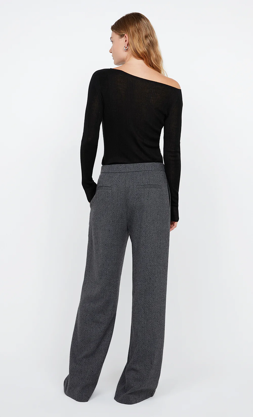 JONI ASYM TOP - BLACK - Image 2