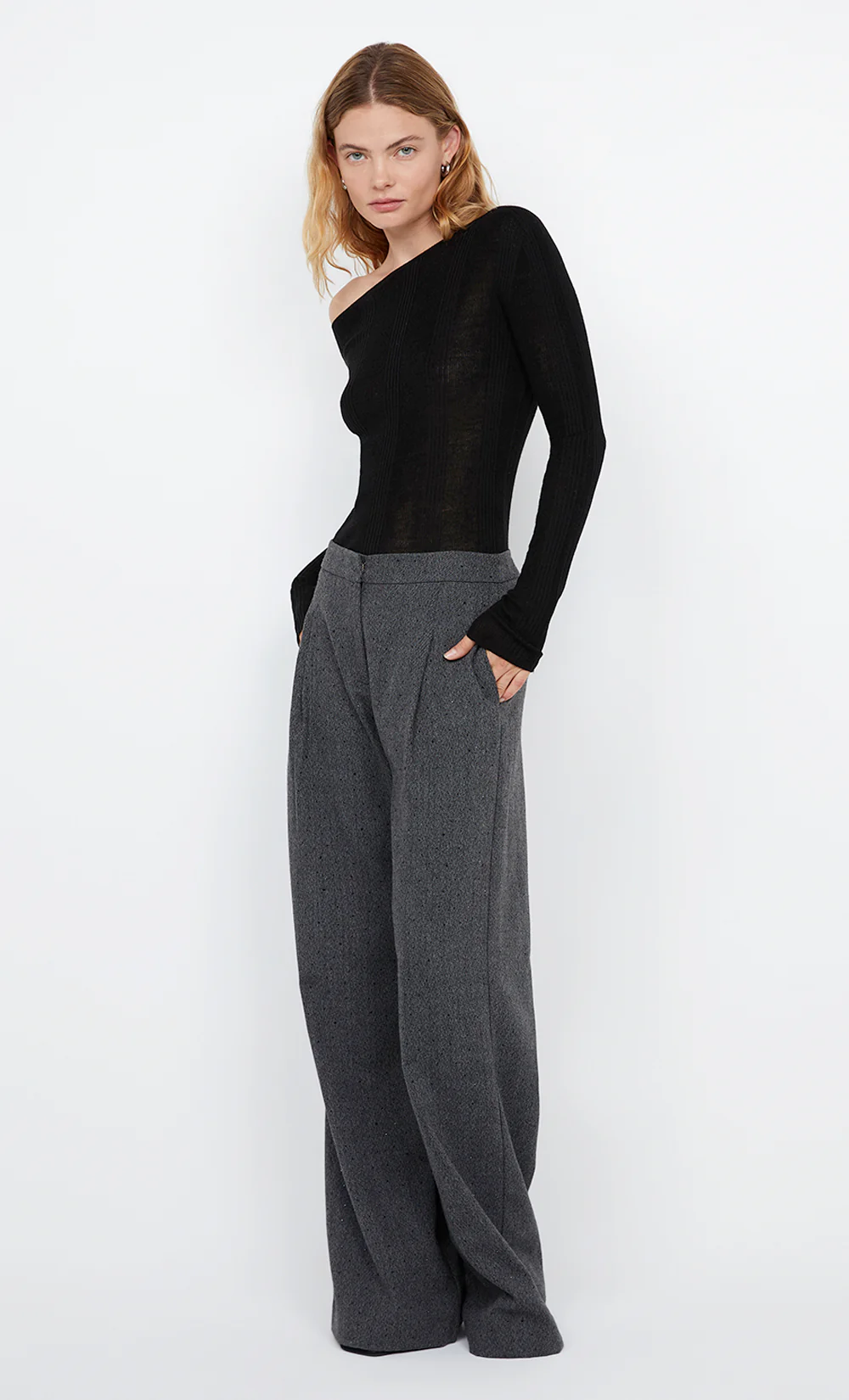 JONI ASYM TOP - BLACK - Image 3