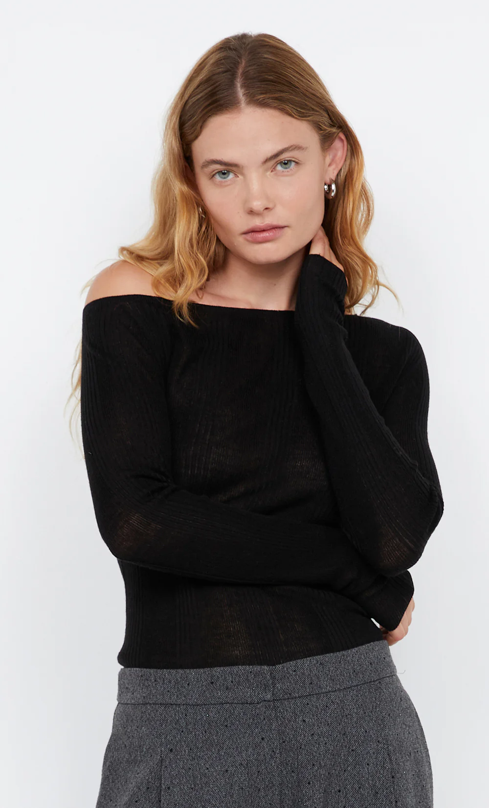 JONI ASYM TOP - BLACK - Image 5