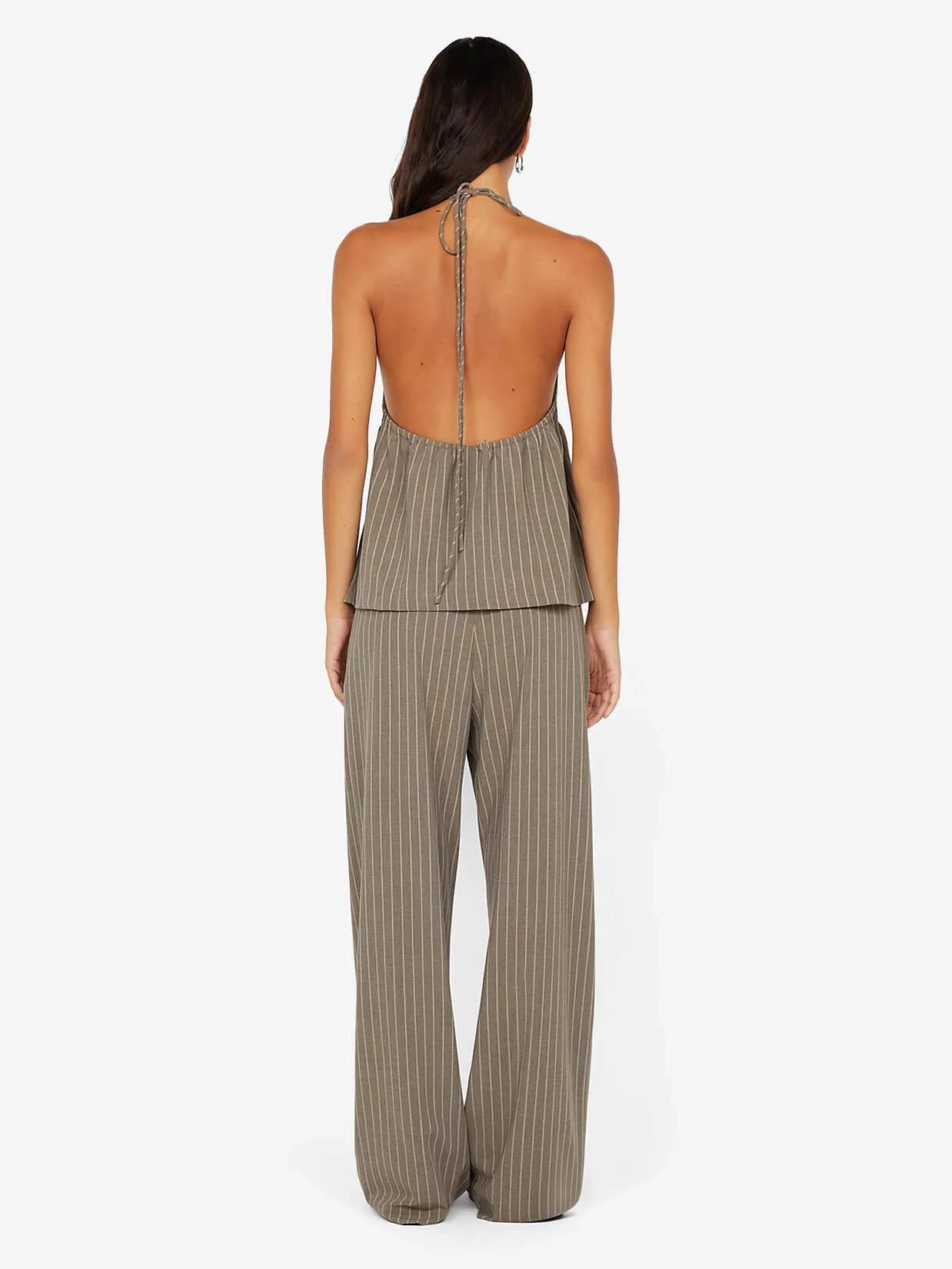 JONNI PANT - CHARCOAL STRIPE - Image 3