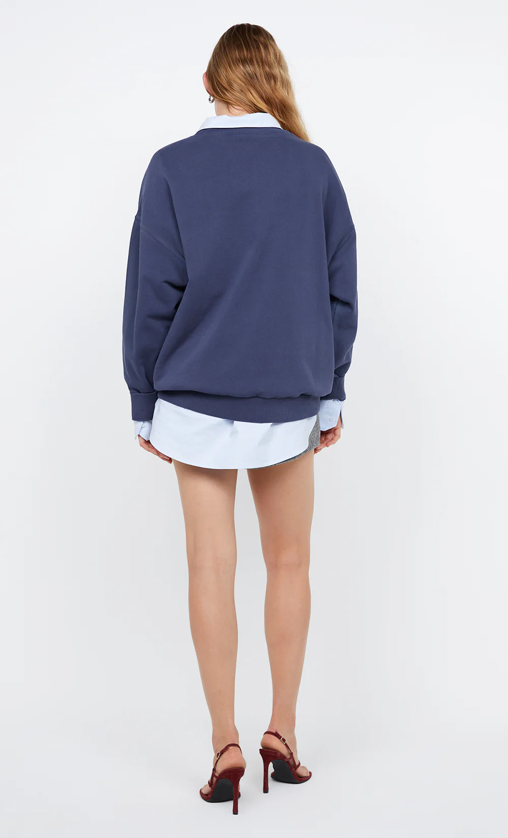 JORJA CREW JUMPER  - INK - Image 3