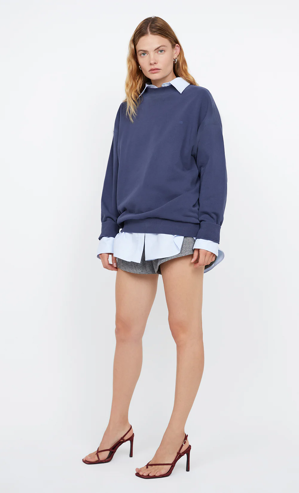 JORJA CREW JUMPER  - INK - Image 4