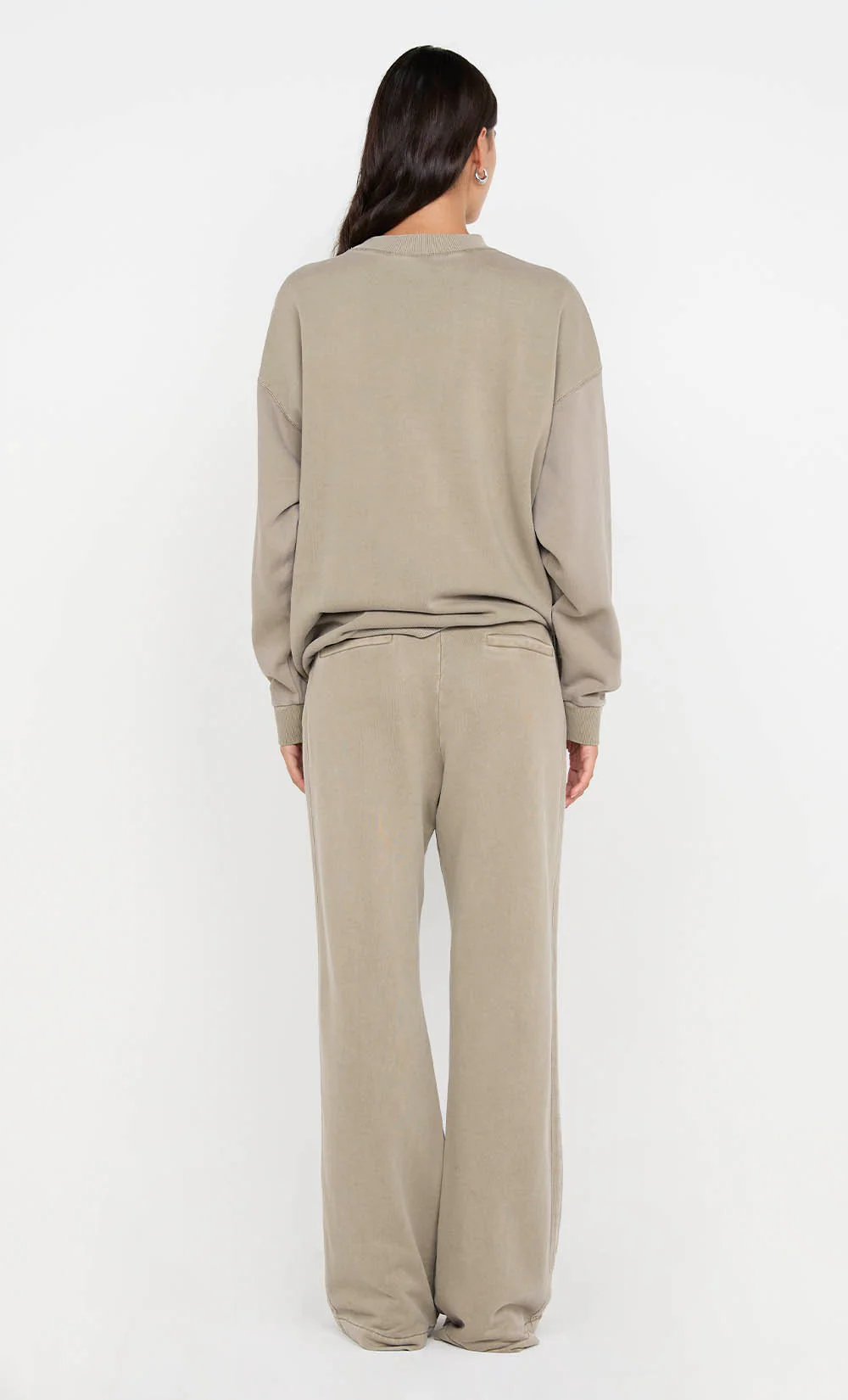 JORJA CREW JUMPER  - TAUPE - Image 2