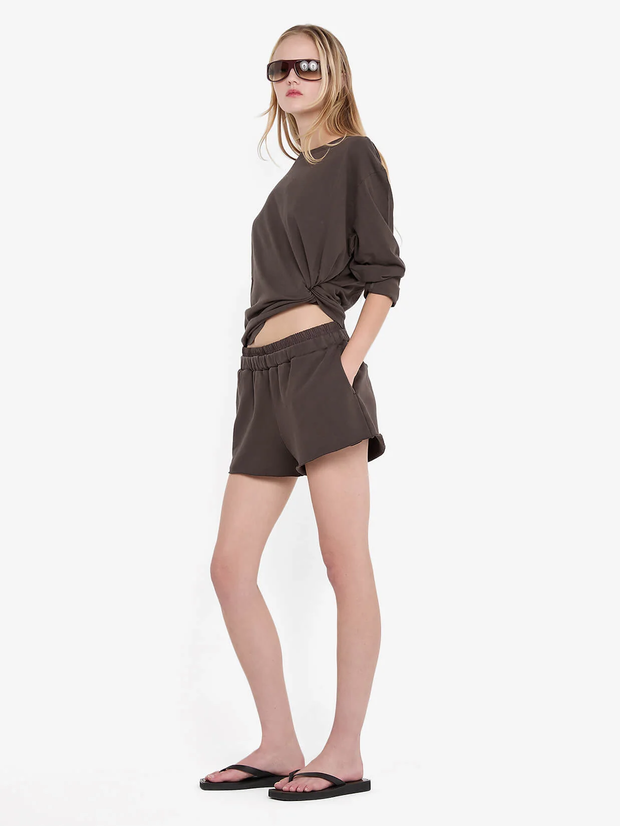 JORJA SHORT - DARK CHOCOLATE - Image 2