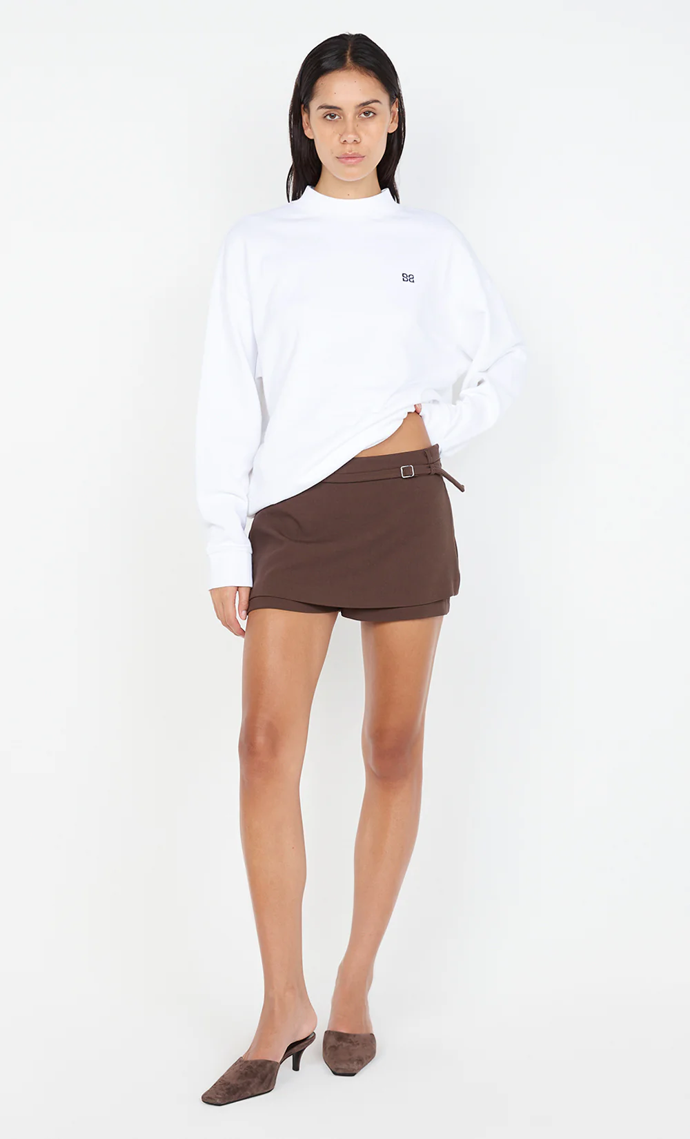 JUDE SKORT - CHOC - Image 8