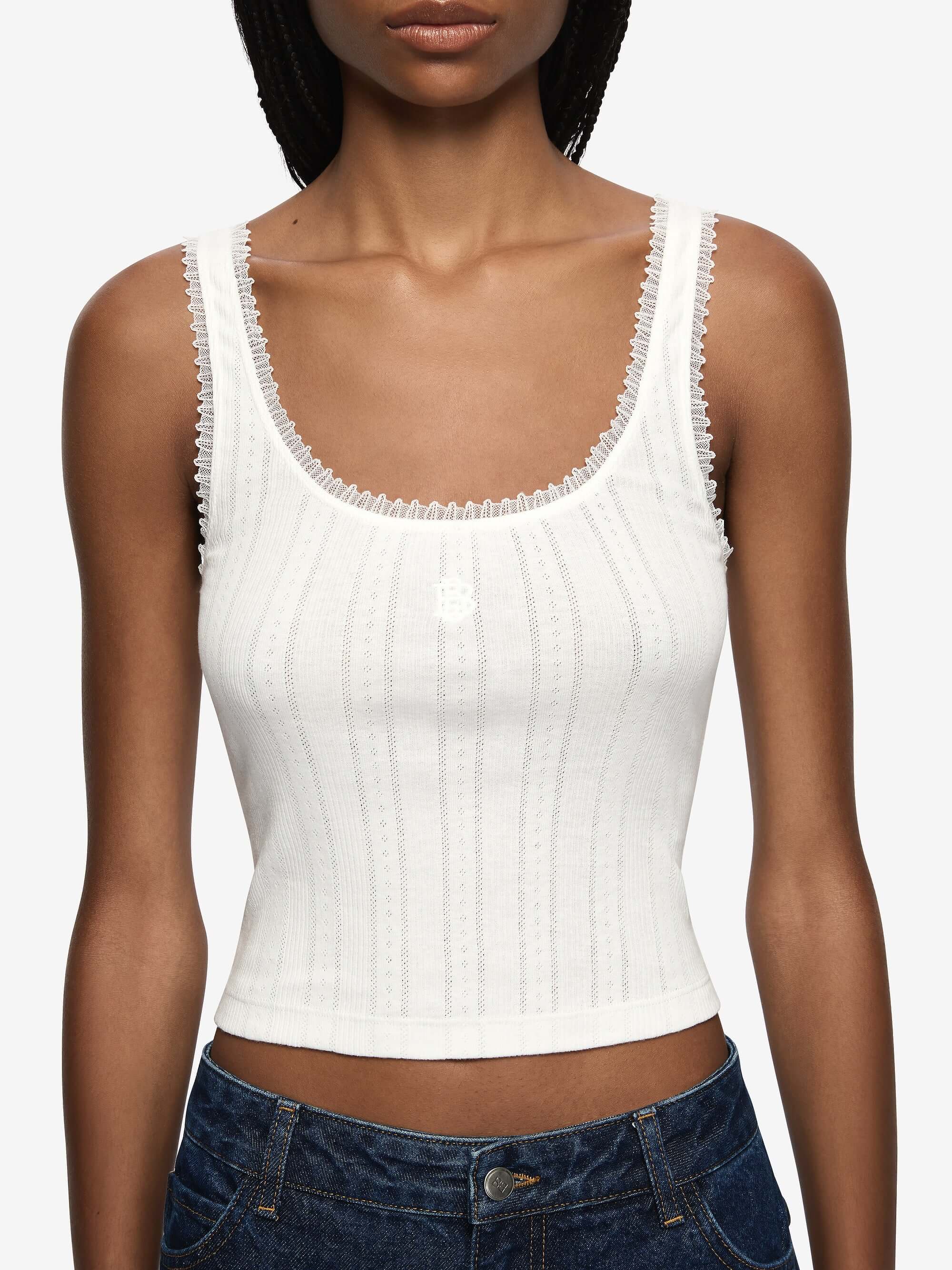 LACIE TANK - IVORY - Image 3