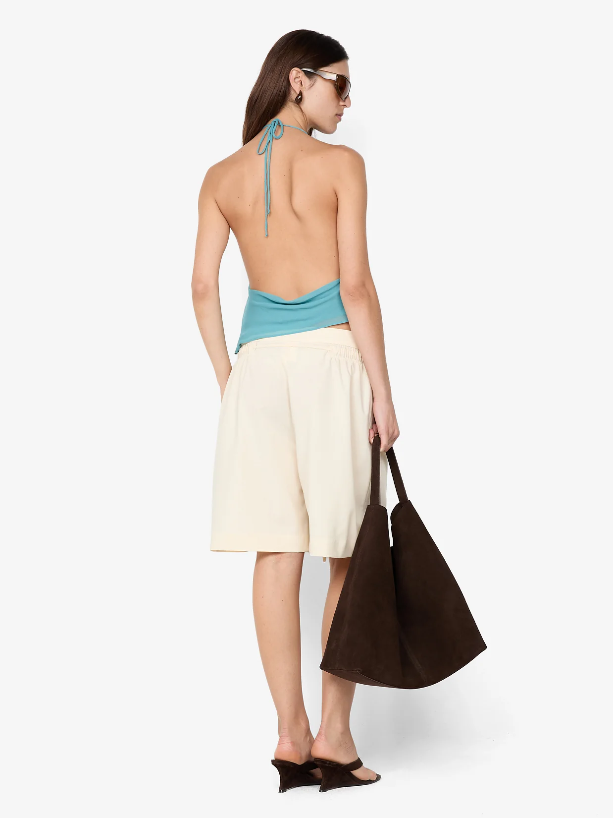 LANDON HALTER TOP - DEEP SEAFOAM - Image 4