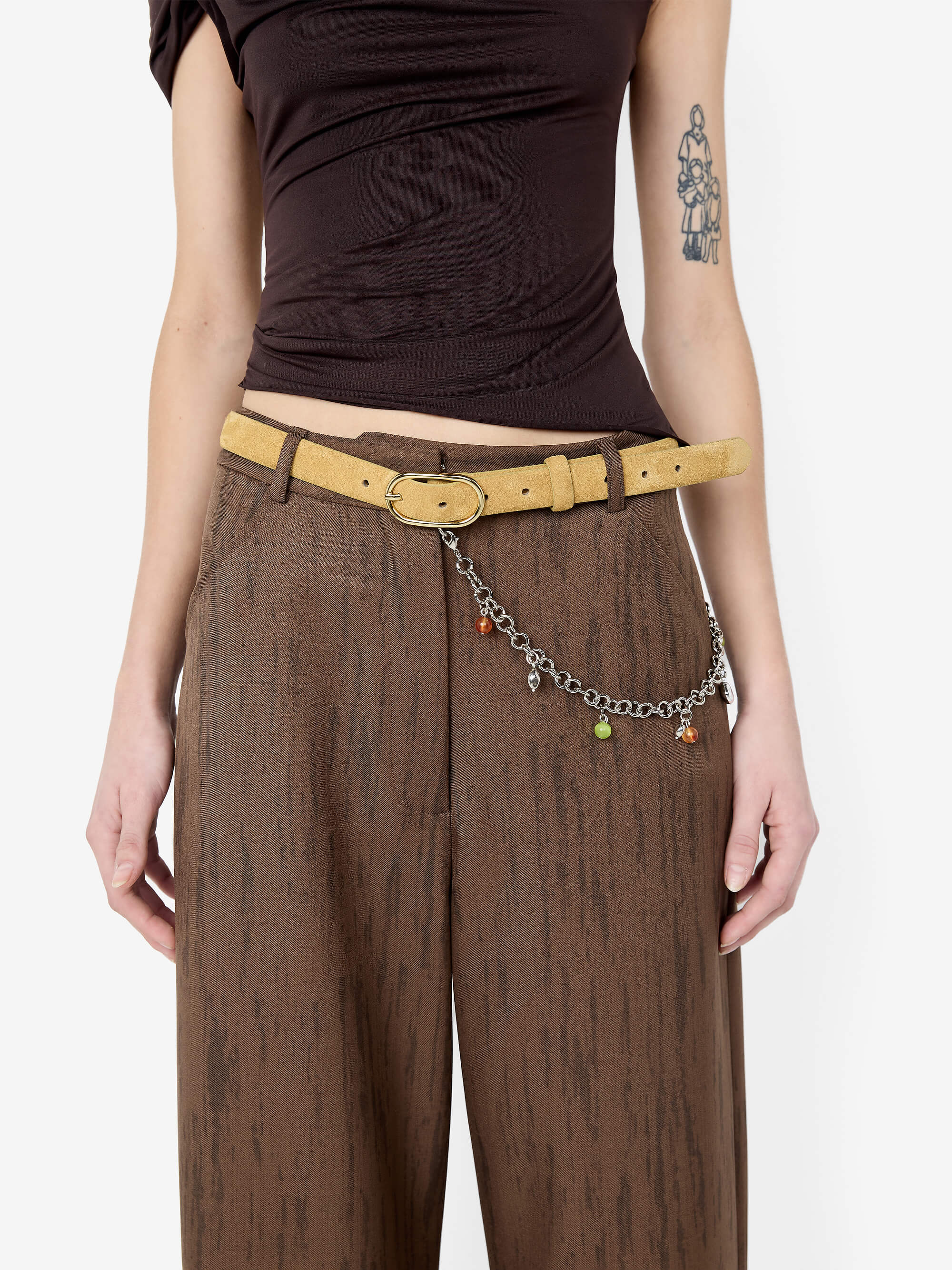 LAURENT PANT - WOODGRAIN CHOC - Image 5