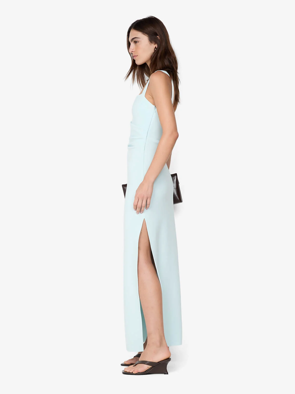 LEORA TUCK MAXI DRESS - ARCTIC BLUE - Image 2