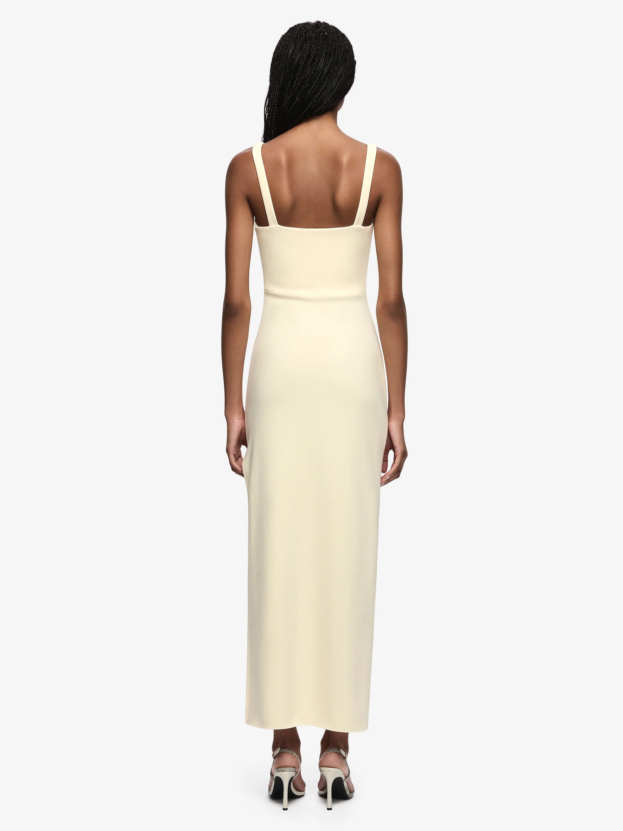 LEORA TUCK MAXI DRESS - LEMON SORBET - Image 4