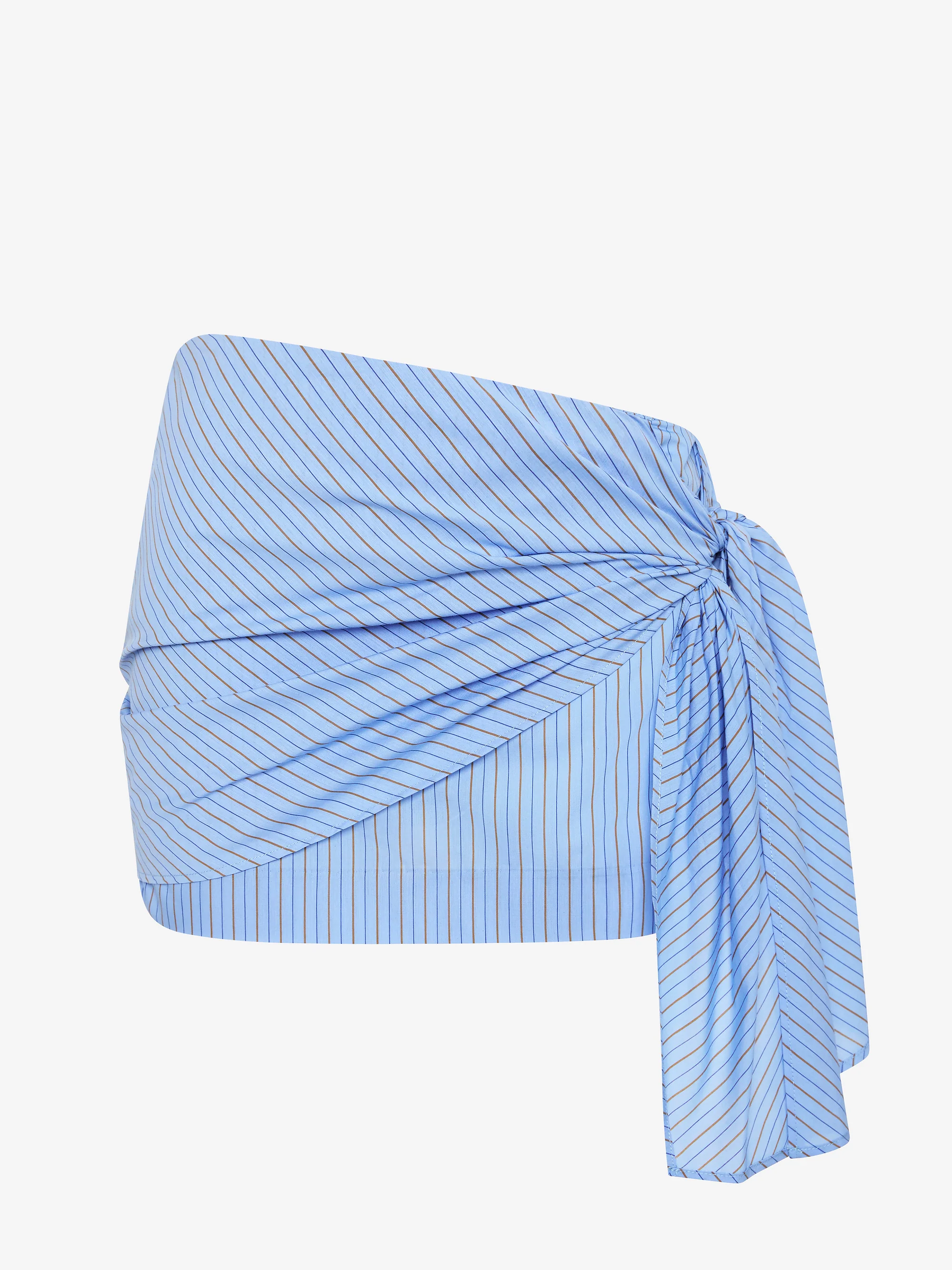 LINUS MINI SKIRT - CHAMBRAY BLUE STRIPE - Image 5