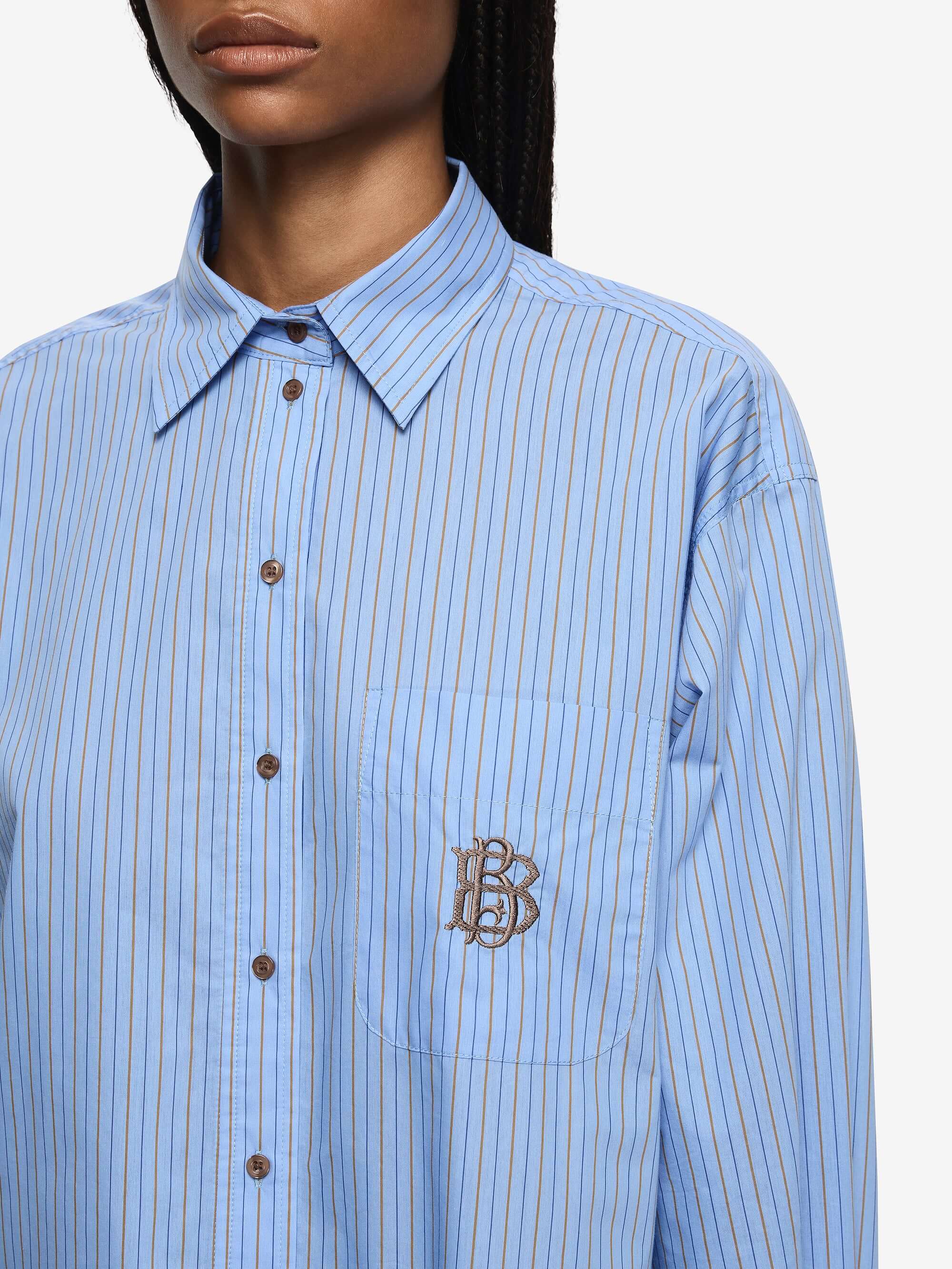 LINUS SHIRT - CHAMBRAY BLUE STRIPE - Image 3
