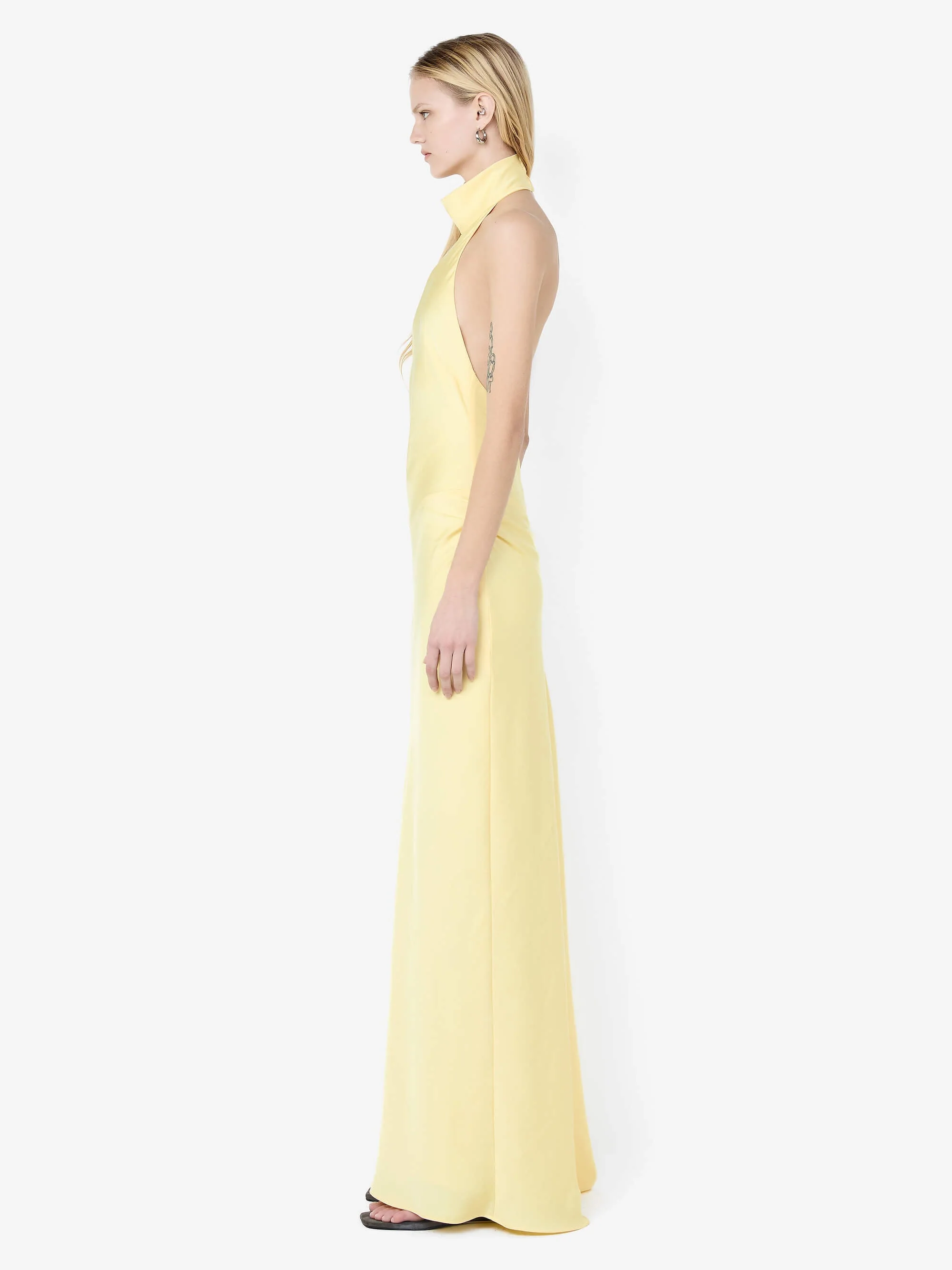LISETTE HALTER MAXI DRESS - CITRON - Image 2