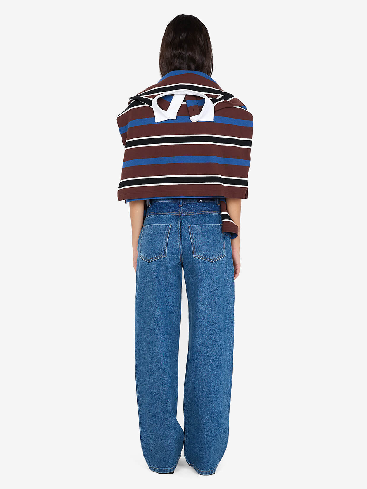 LUCIEN CONTRAST JEAN - INDIGO/WASHED DENIM - Image 3
