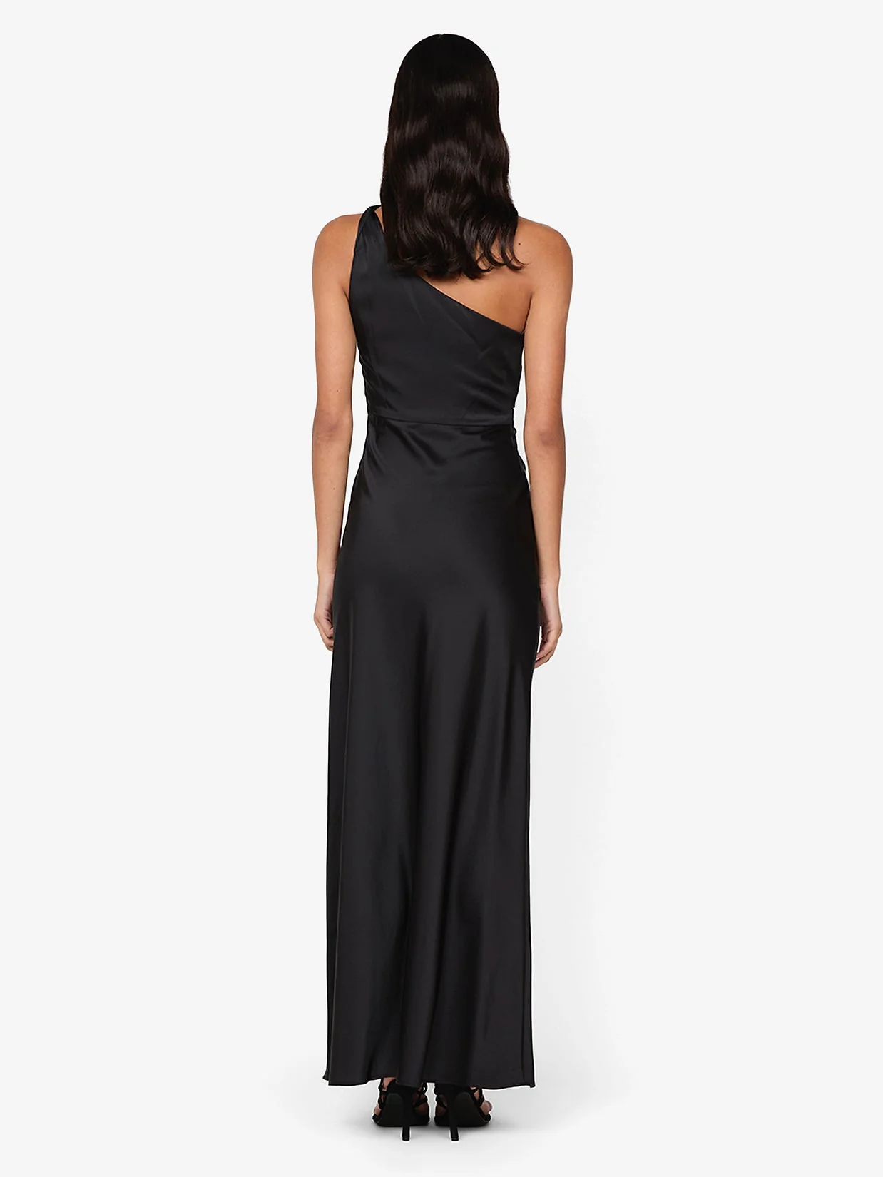 LUNETTA ASYM DRESS - BLACK - Image 4
