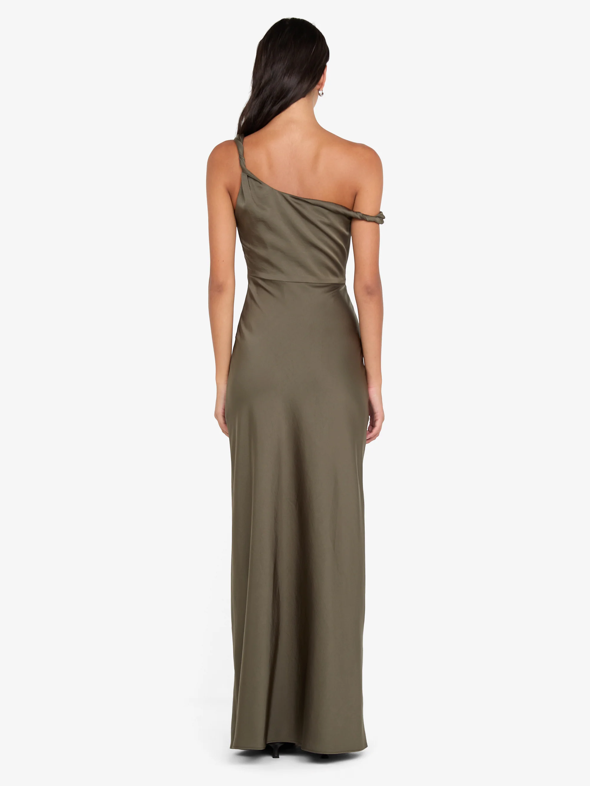 LUNETTA TWIST STRAP DRESS - DARK WILLOW - Image 3