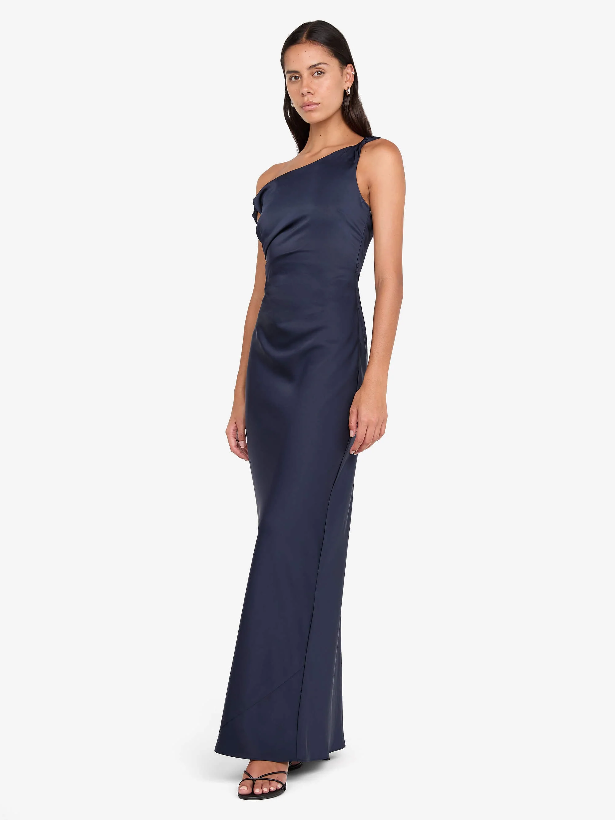 LUNETTA TWIST STRAP DRESS - INK - Image 2