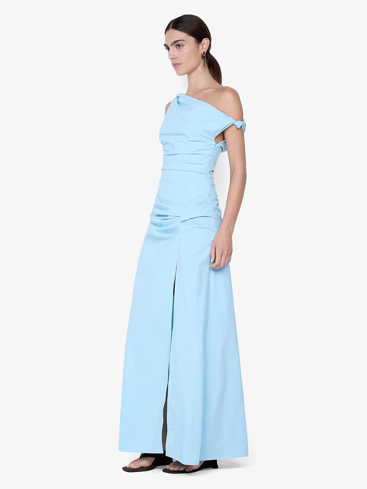 LYANA ASYM MAXI DRESS - SKY BLUE - Image 2