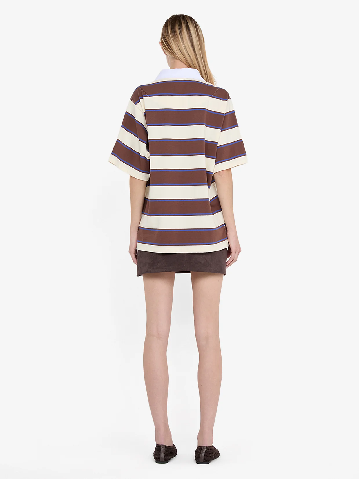 LYON MINI SKIRT - DARK CHOCOLATE - Image 3