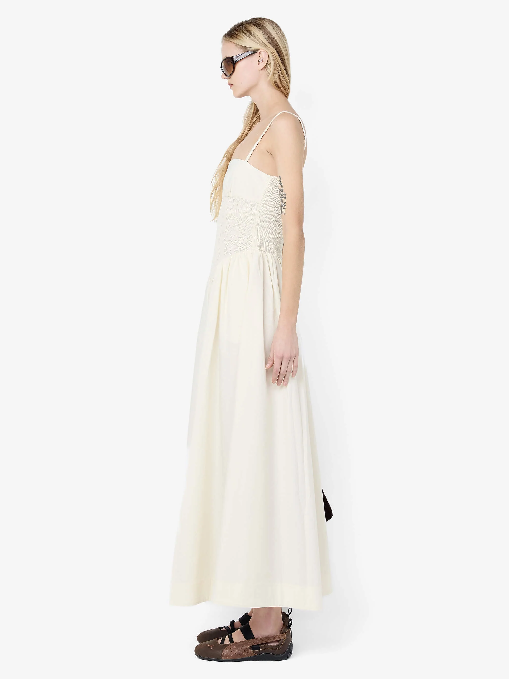 MARCELINE MAXI DRESS - CREAM - Image 2
