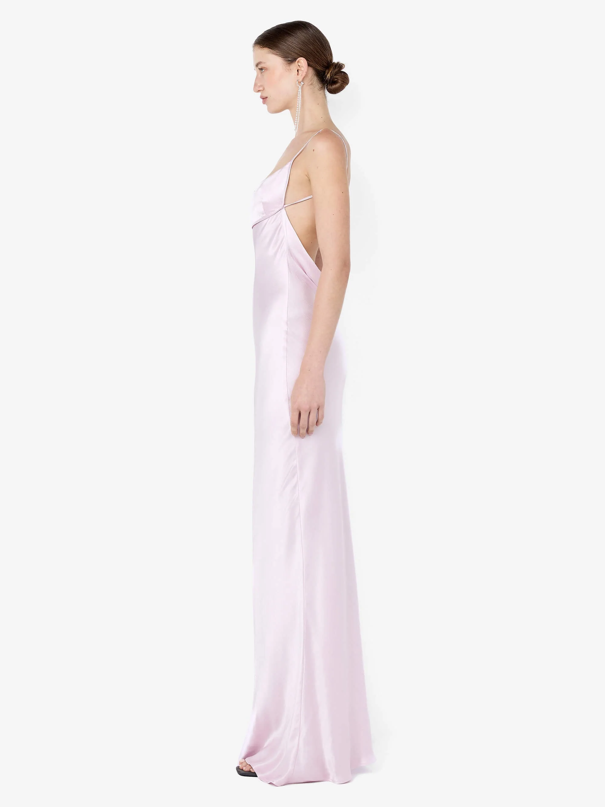 MARCY COWL NECK MAXI DRESS - BALLET - Image 3
