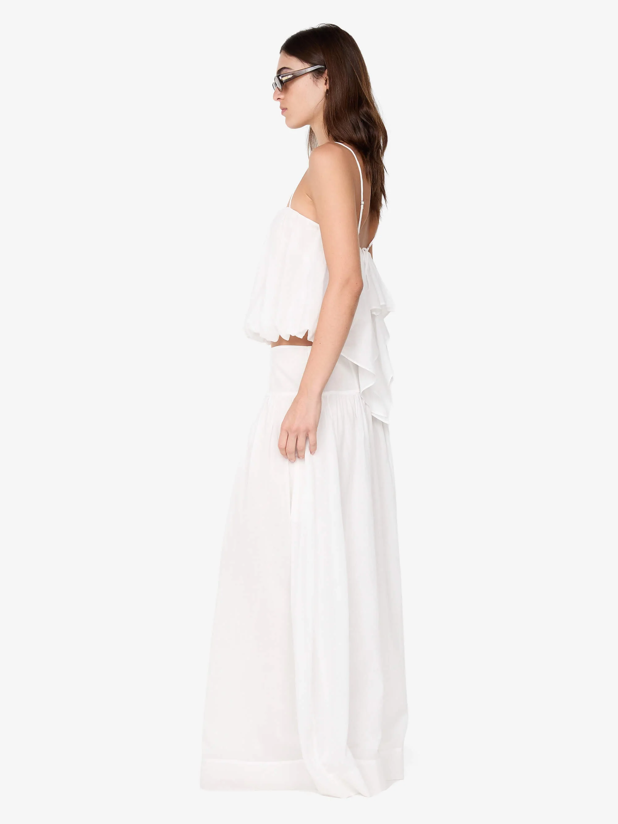 MARLOWE BUBBLE CAMI - WHITE - Image 3