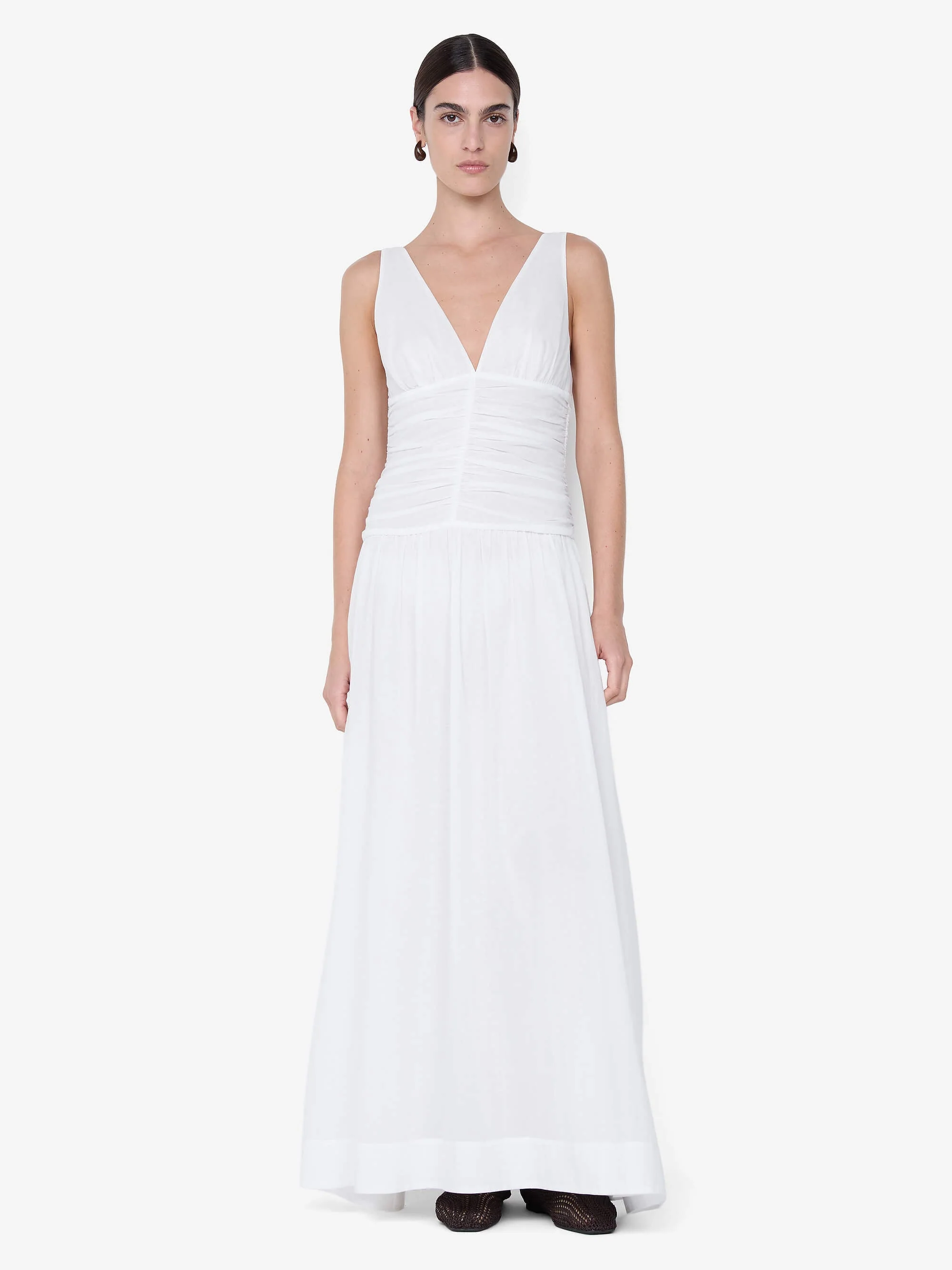 MARLOWE MAXI DRESS - WHITE - Image 4