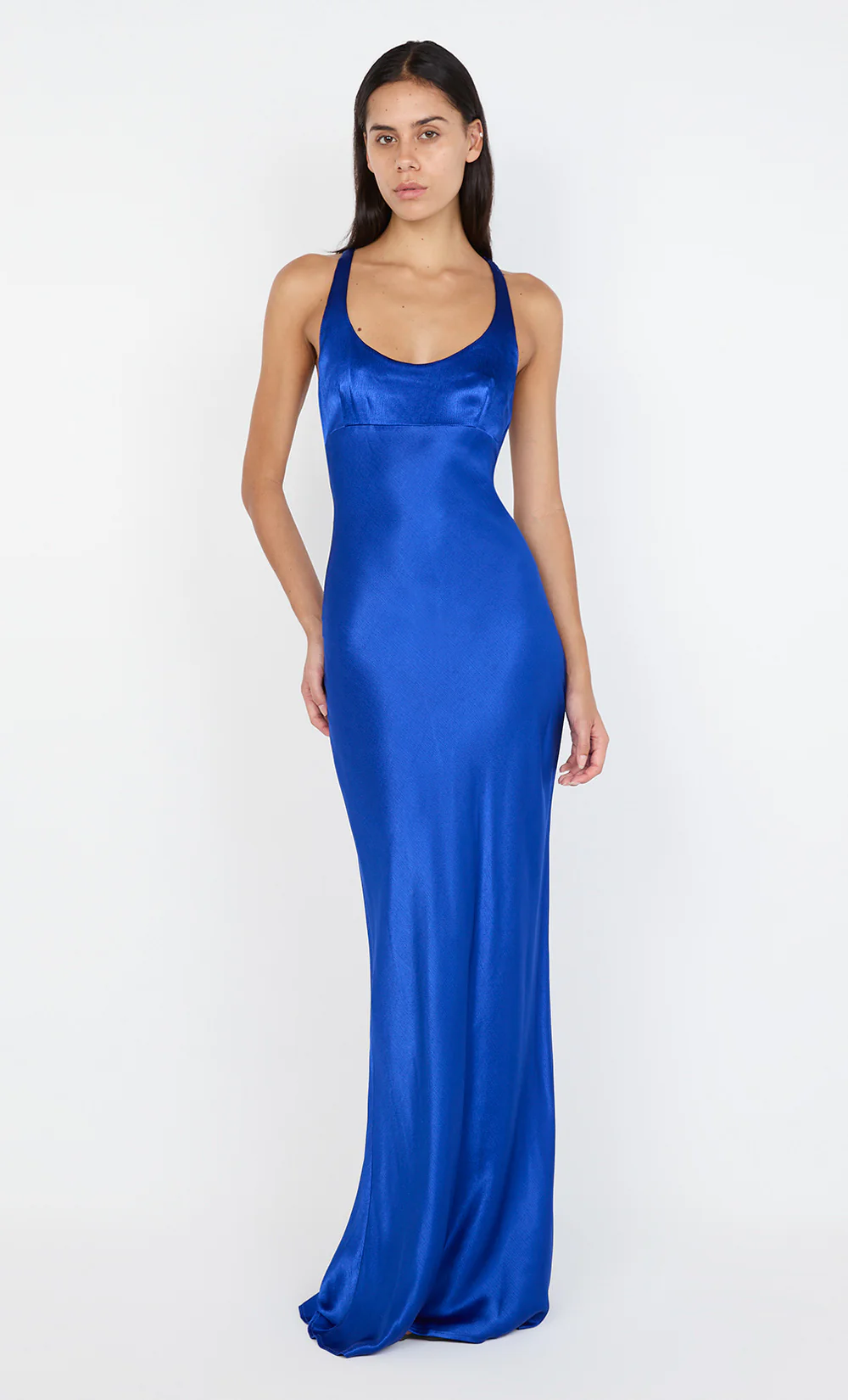 MAXINA CROSSOVER DRESS - MEDITERRANEAN BLUE - Image 3