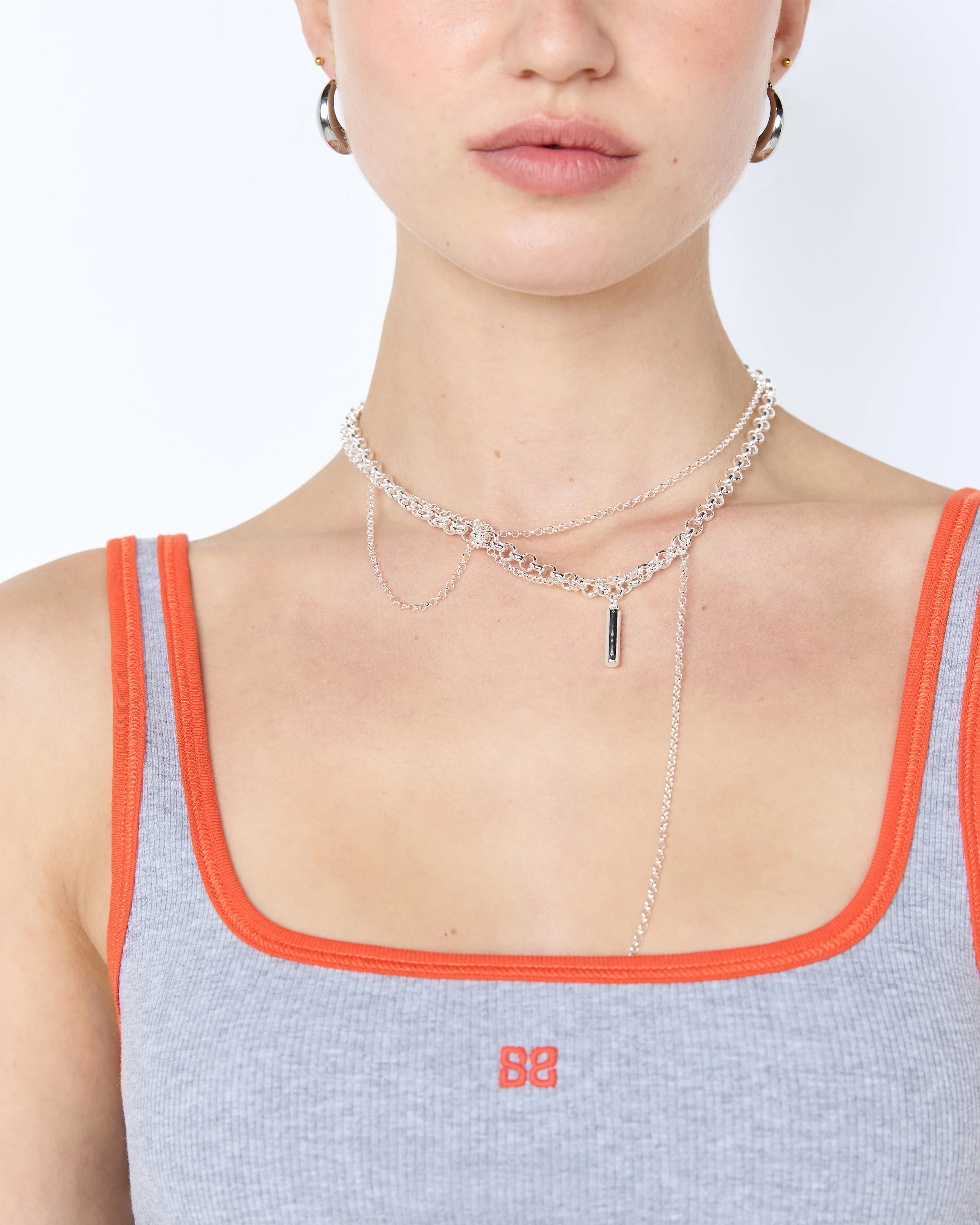 MILLY NECKLACE - SILVER - Image 2