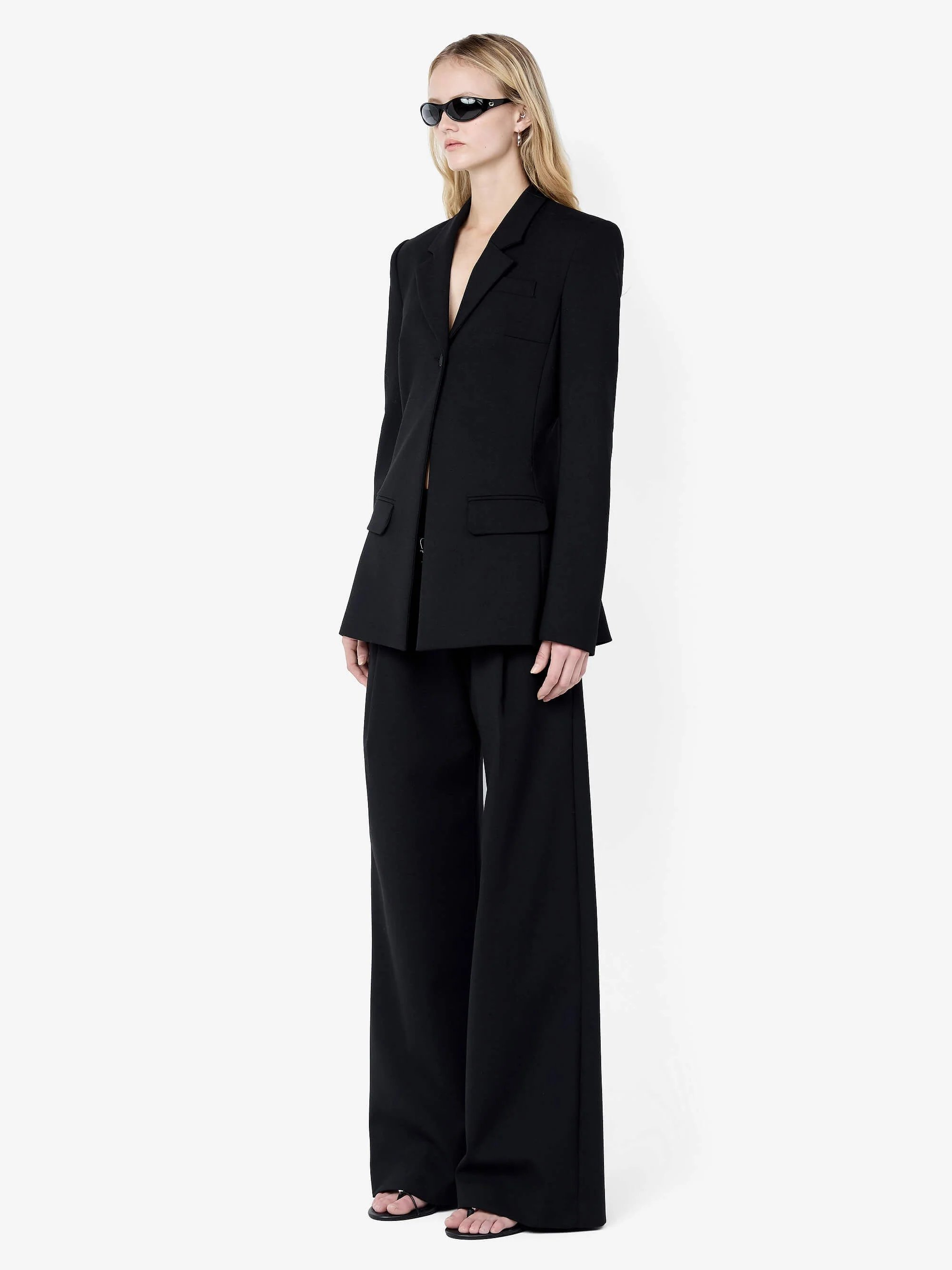 MIRREN LONGLINE BLAZER - BLACK - Image 2