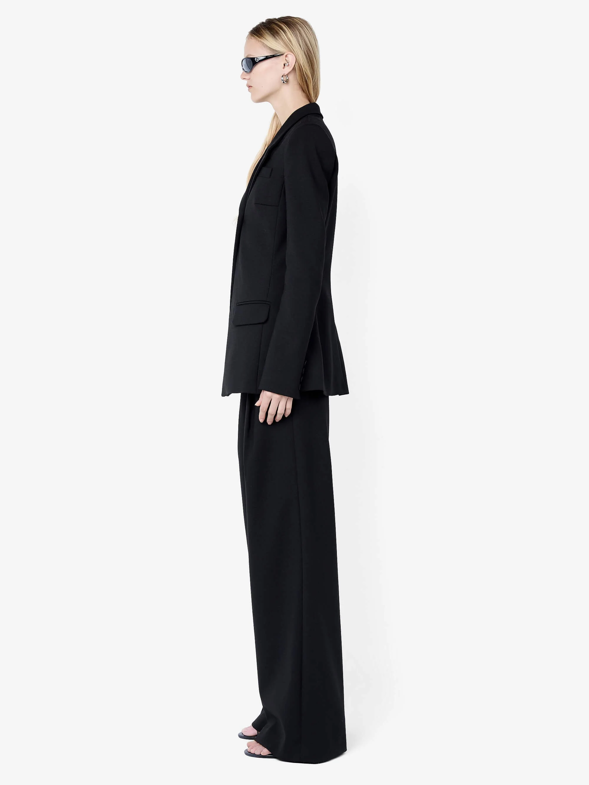 MIRREN LONGLINE BLAZER - BLACK - Image 3