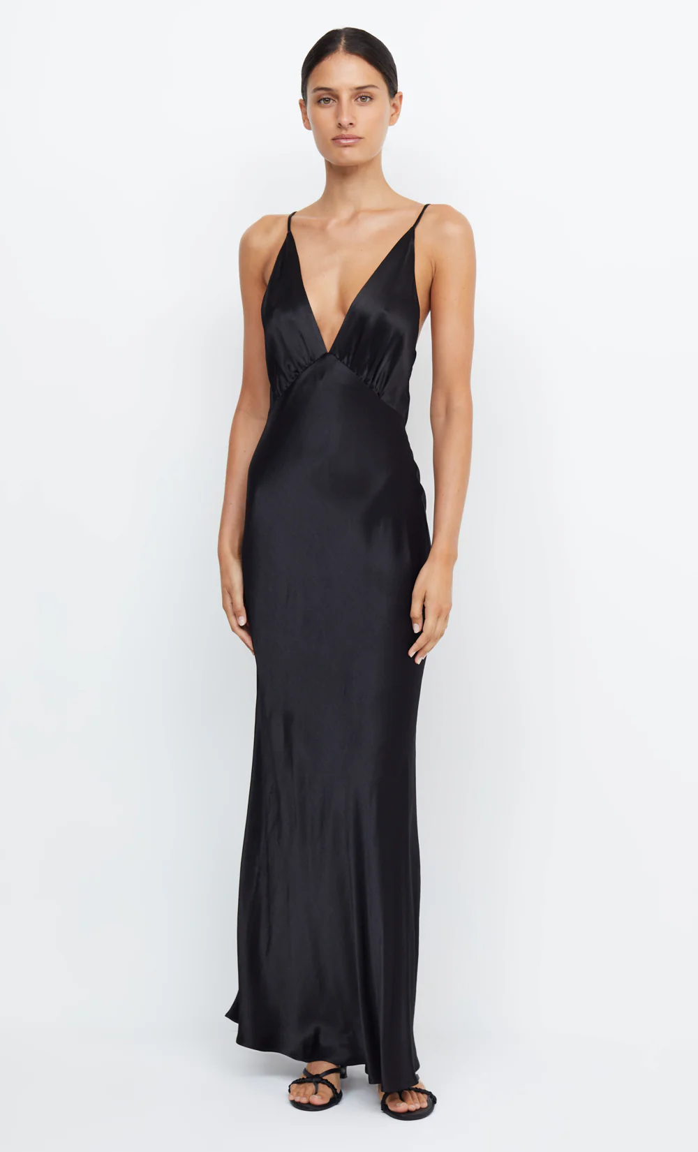 MOON DANCE V MAXI DRESS - BLACK - Image 2