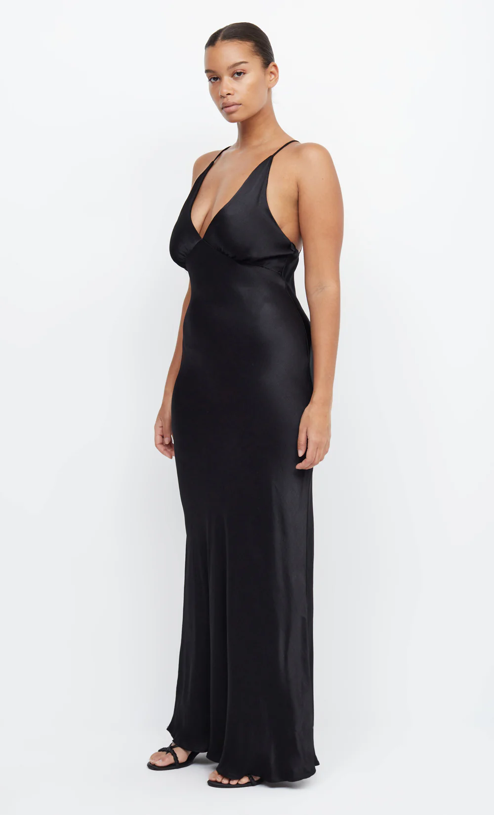 MOON DANCE V MAXI DRESS - BLACK - Image 3