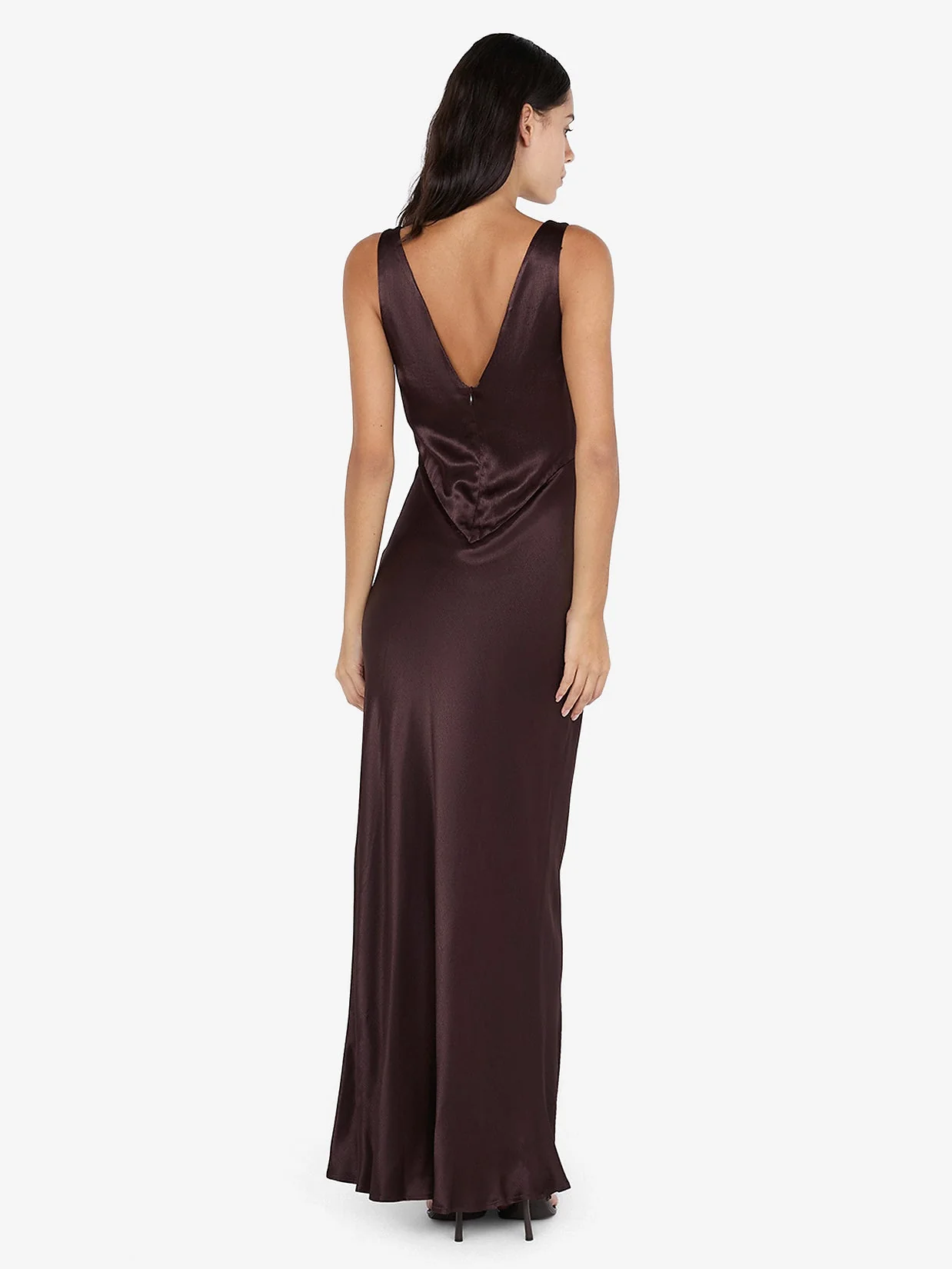 MOON DANCE VERONA DRESS - DARK CHOCOLATE - Image 3