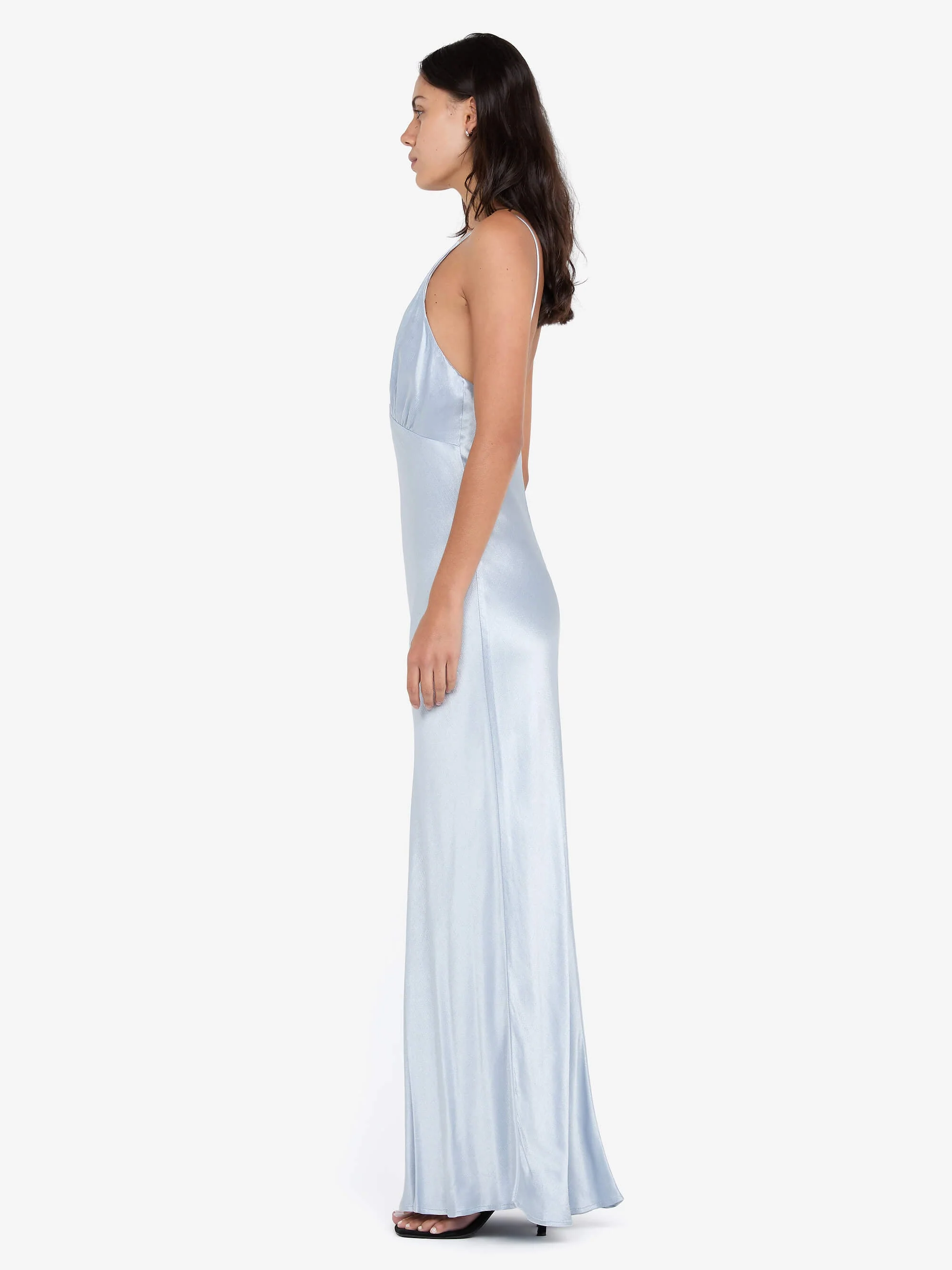 MOON DANCE V MAXI DRESS - DUSTY BLUE - Image 3