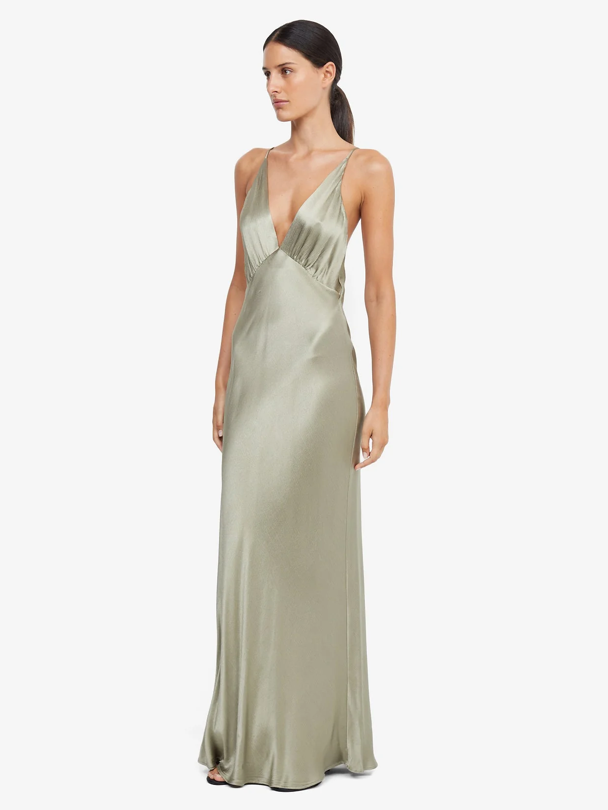 MOON DANCE V MAXI DRESS - SAGE - Image 3
