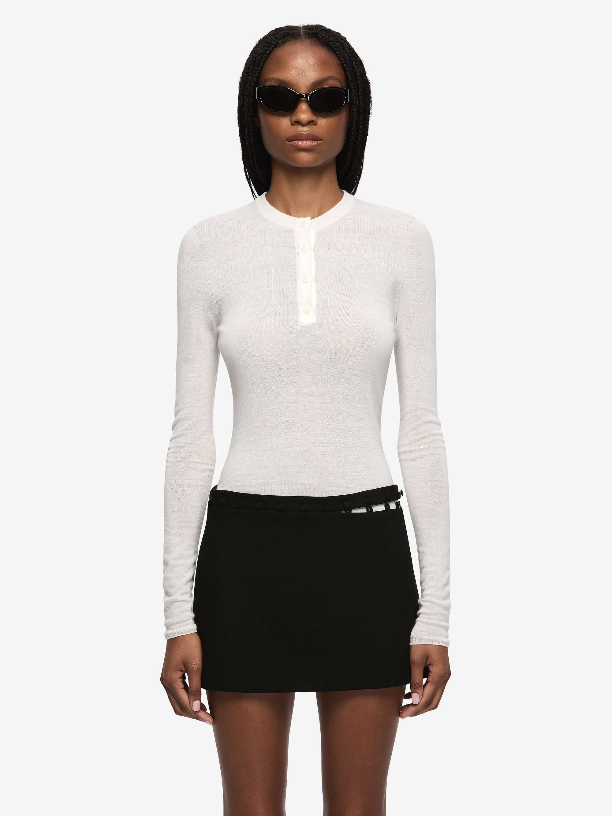 MOR MINI SKIRT - BLACK - Image 2